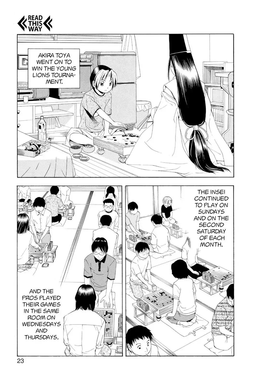 Hikaru no Go Chapter 61 page 24 - Chapter 61: Kuwabara Hon'inbo