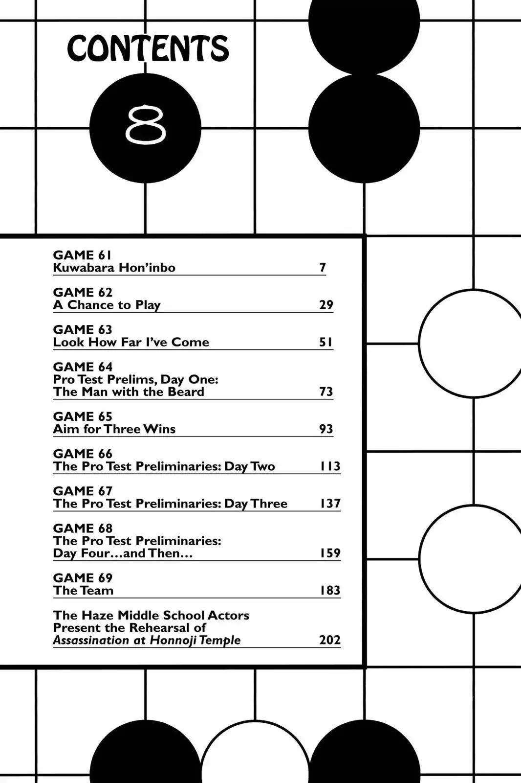 Hikaru no Go Chapter 61 page 7 - Chapter 61: Kuwabara Hon'inbo