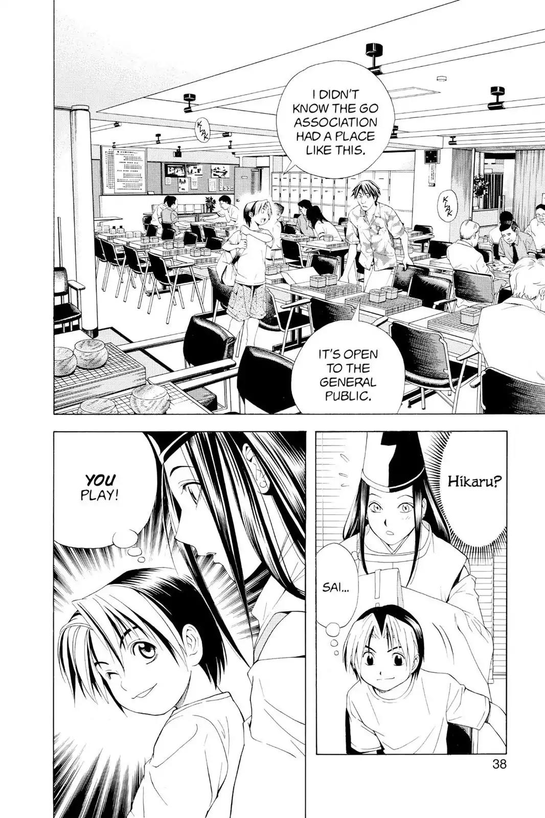 Hikaru no Go Chapter 62 page 10 - Chapter 62: A Chance to Play