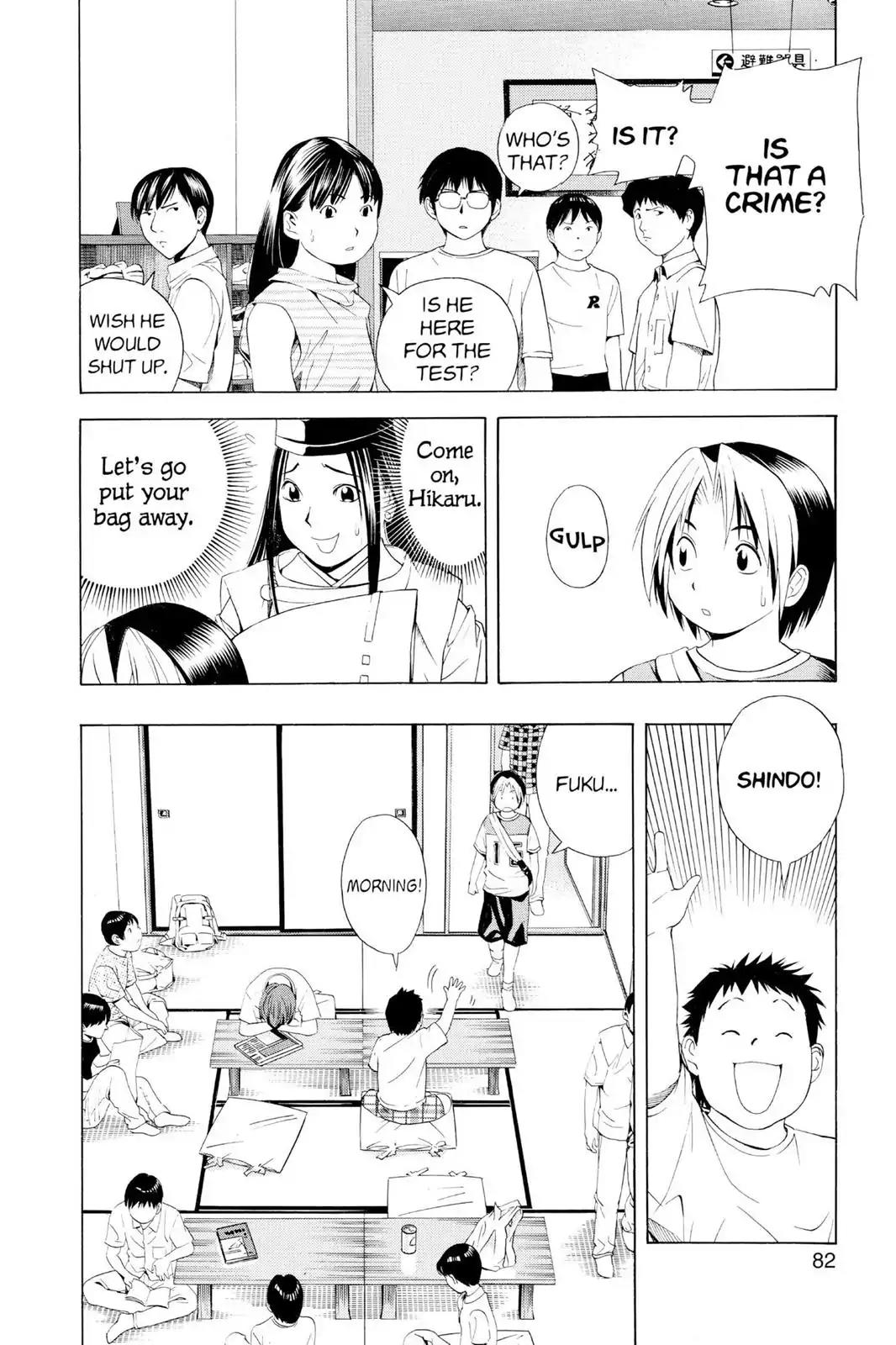 Hikaru no Go Chapter 64 page 10 - Chapter 64: Pro Test Prelims, Day One: The Man with the Beard