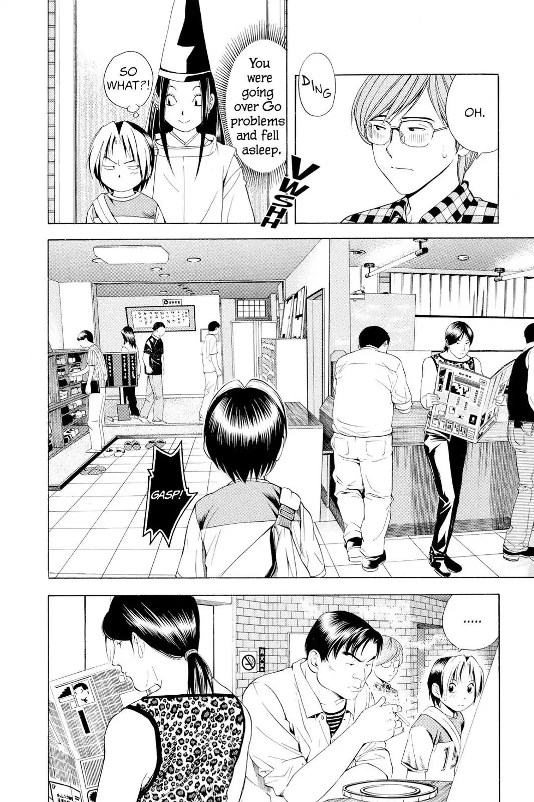 Hikaru no Go Chapter 64 page 8 - Chapter 64: Pro Test Prelims, Day One: The Man with the Beard