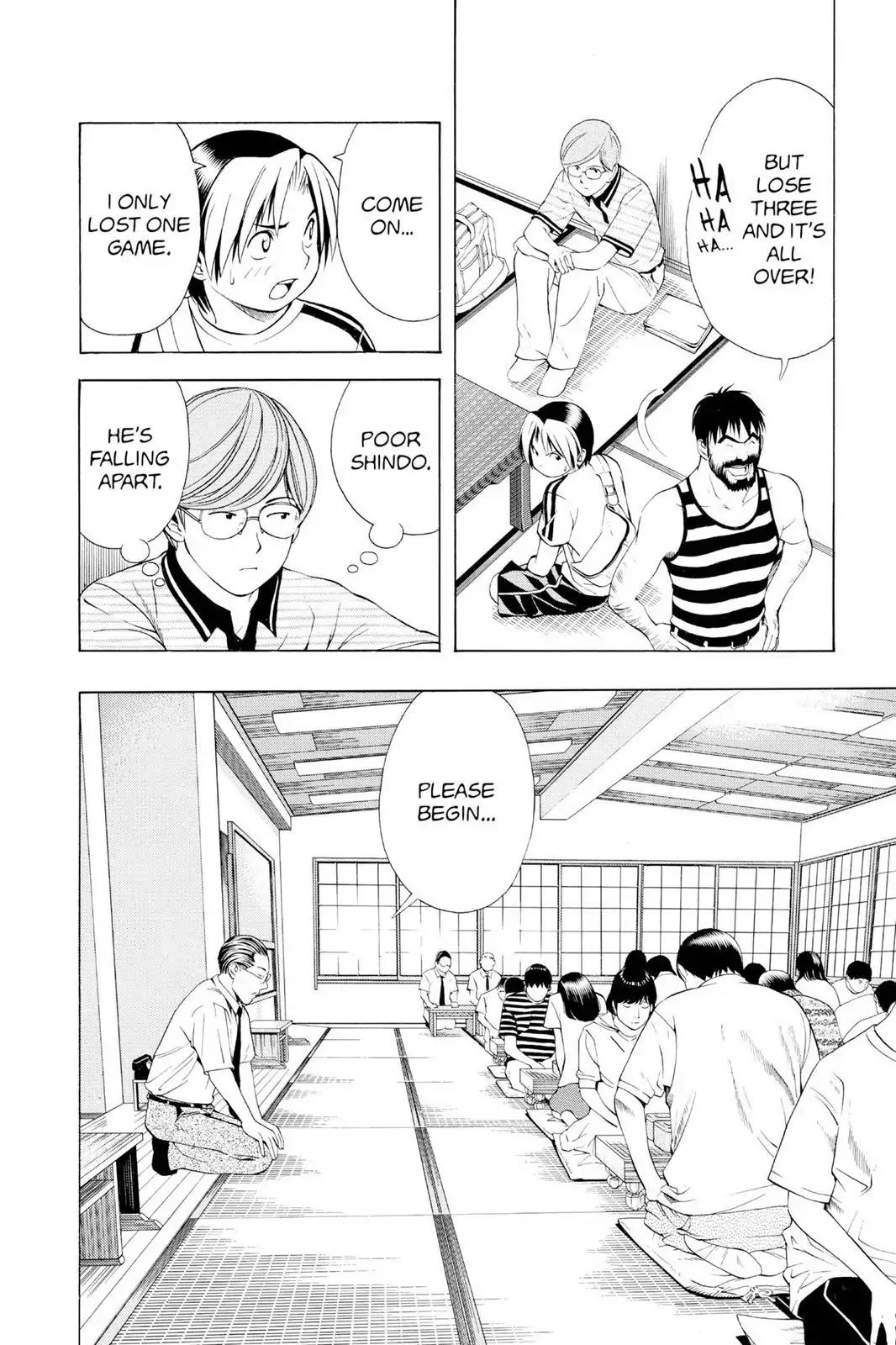 Hikaru no Go Chapter 66 page 10 - Chapter 66: The Pro Test Preliminaries: Day Two