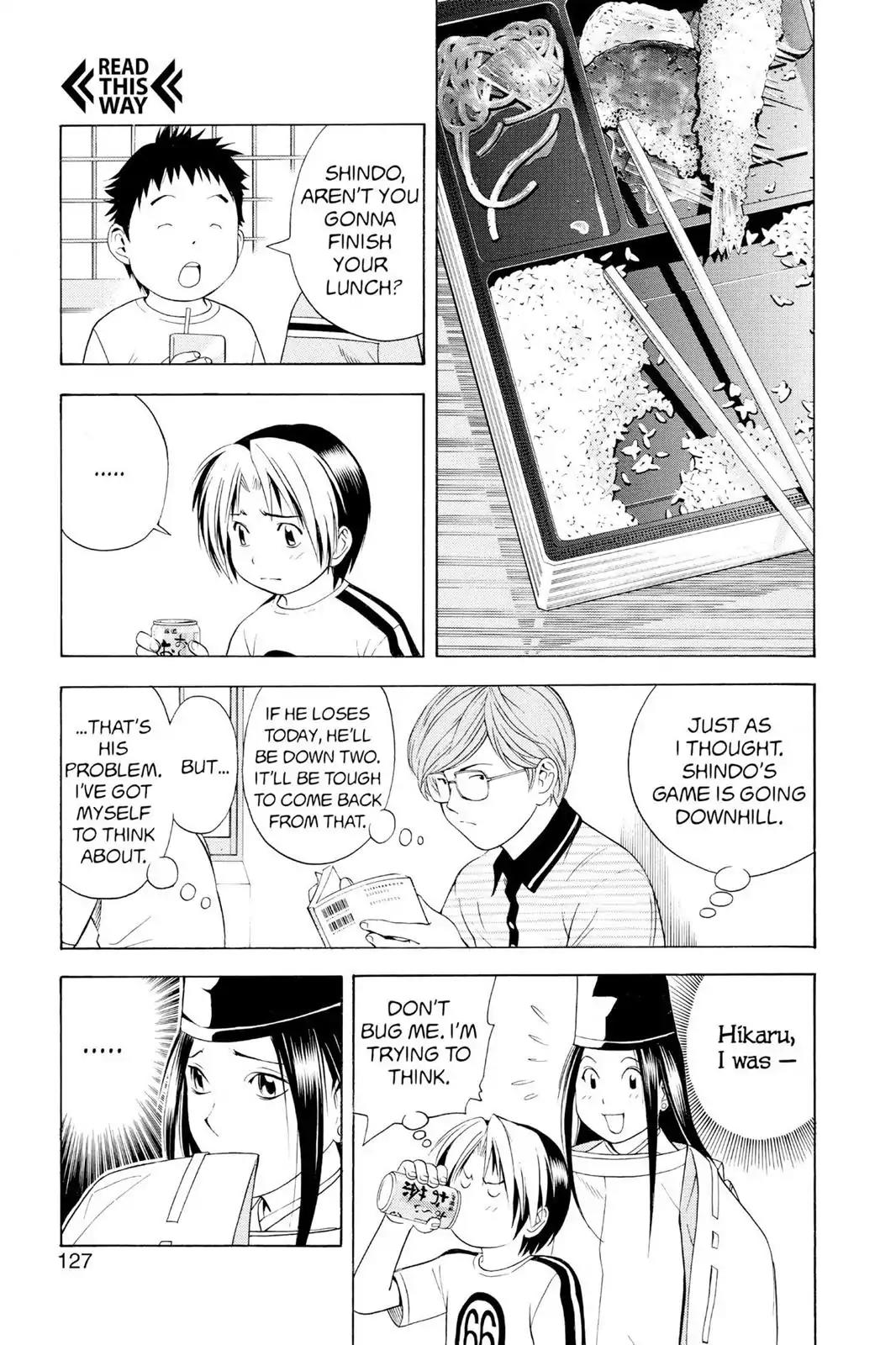 Hikaru no Go Chapter 66 page 15 - Chapter 66: The Pro Test Preliminaries: Day Two