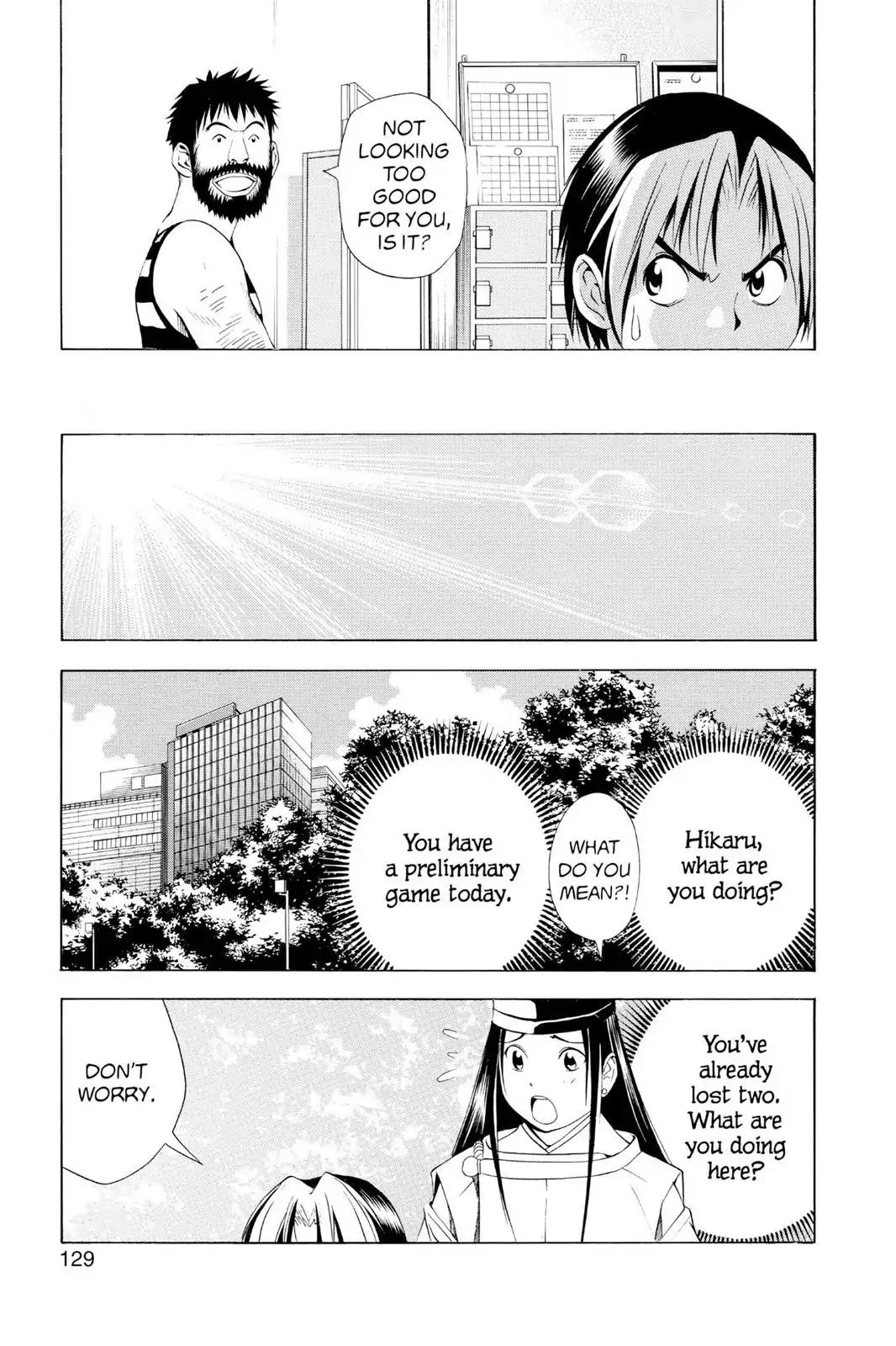 Hikaru no Go Chapter 66 page 17 - Chapter 66: The Pro Test Preliminaries: Day Two