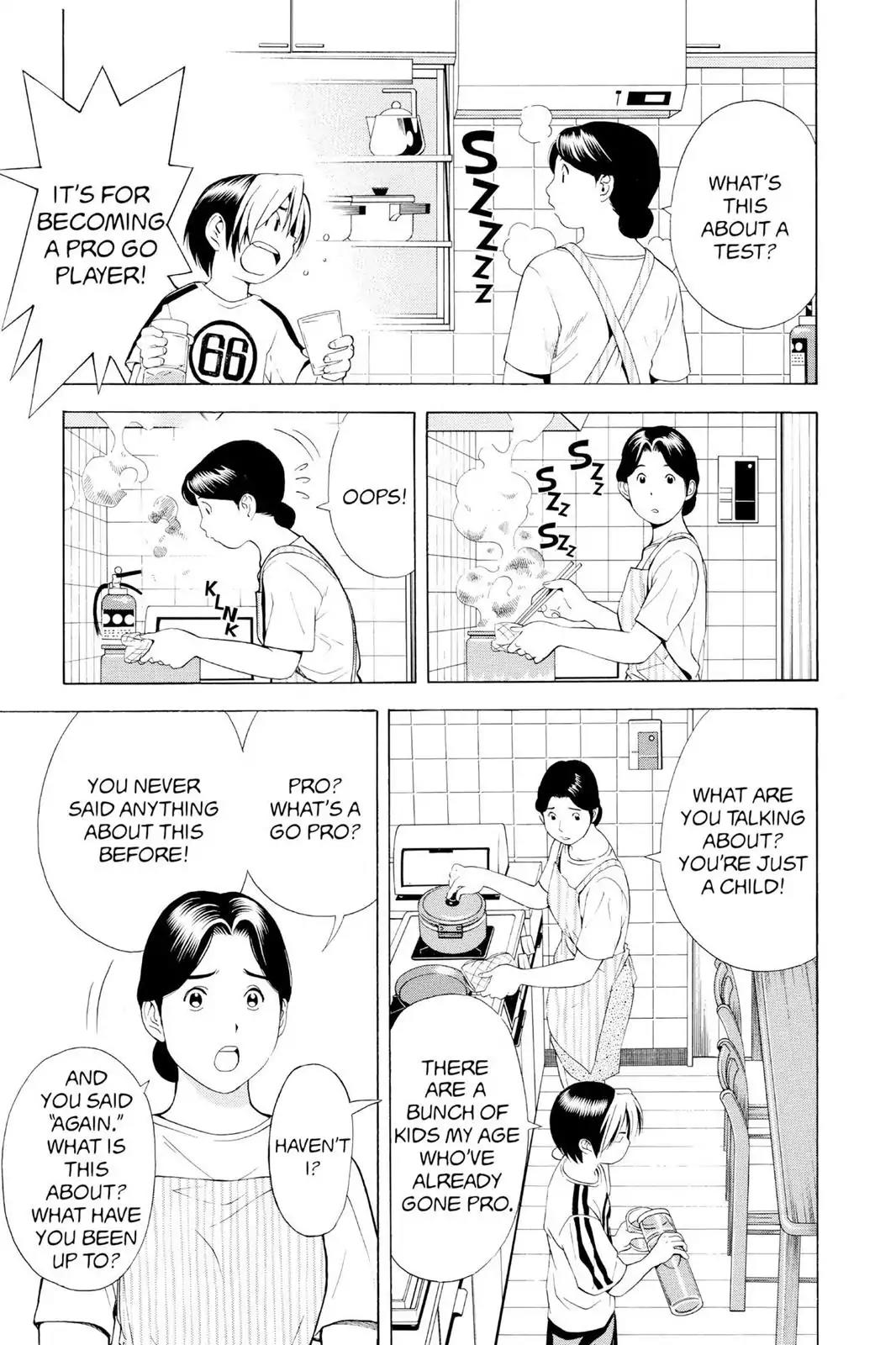 Hikaru no Go Chapter 66 page 5 - Chapter 66: The Pro Test Preliminaries: Day Two