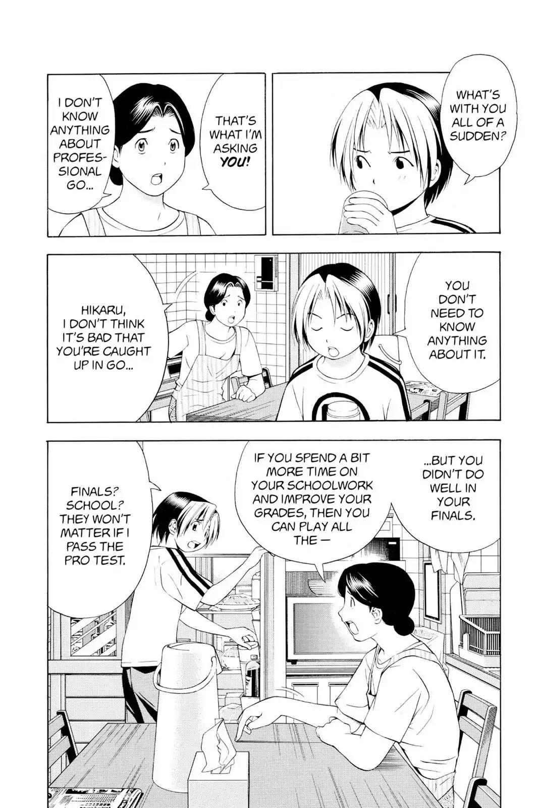 Hikaru no Go Chapter 66 page 6 - Chapter 66: The Pro Test Preliminaries: Day Two