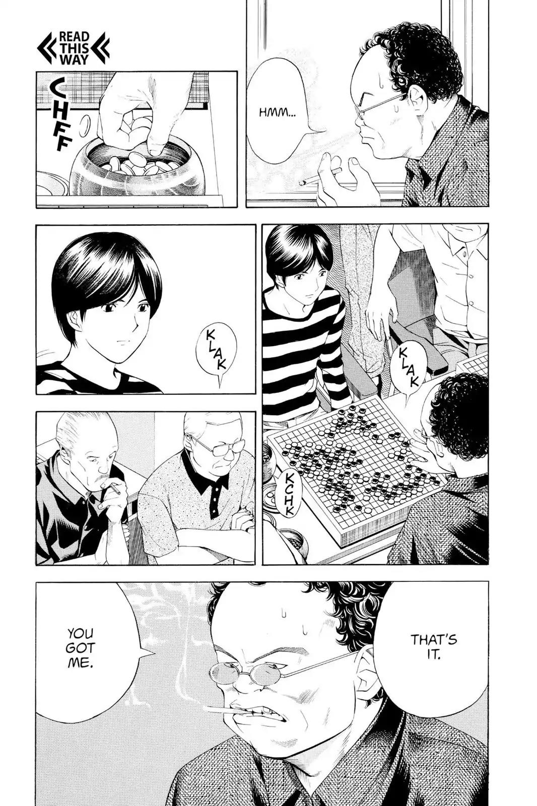 Hikaru no Go Chapter 67 page 13 - Chapter 67: The Pro Test Preliminaries: Day Three