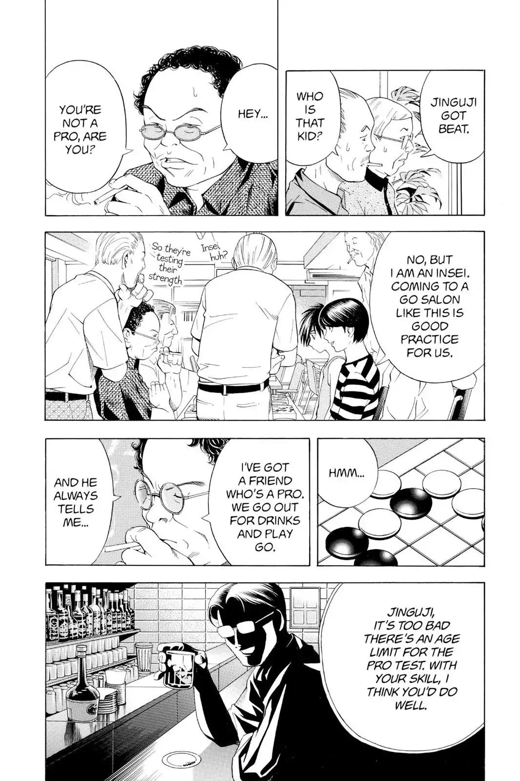 Hikaru no Go Chapter 67 page 14 - Chapter 67: The Pro Test Preliminaries: Day Three