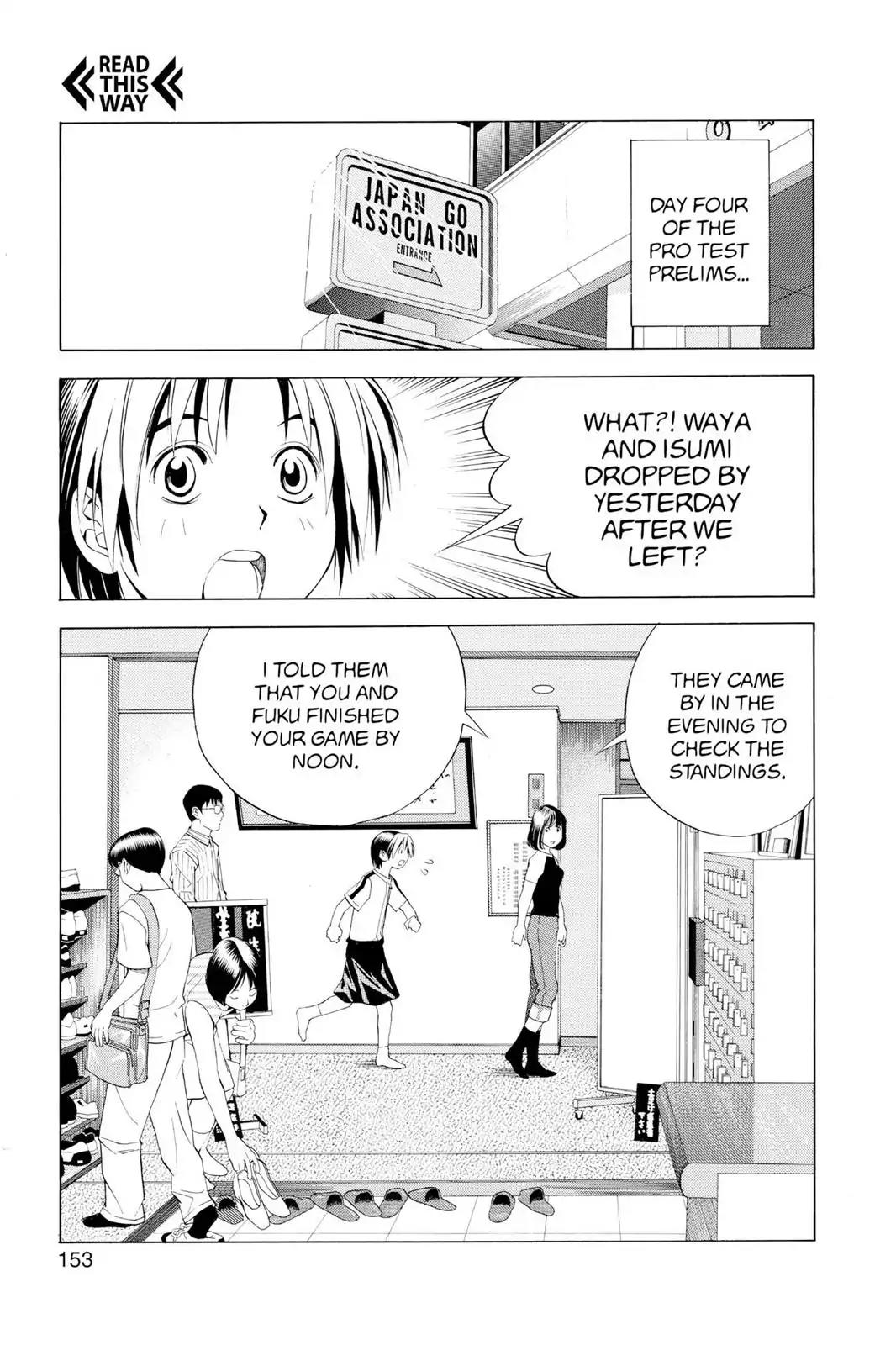 Hikaru no Go Chapter 67 page 17 - Chapter 67: The Pro Test Preliminaries: Day Three