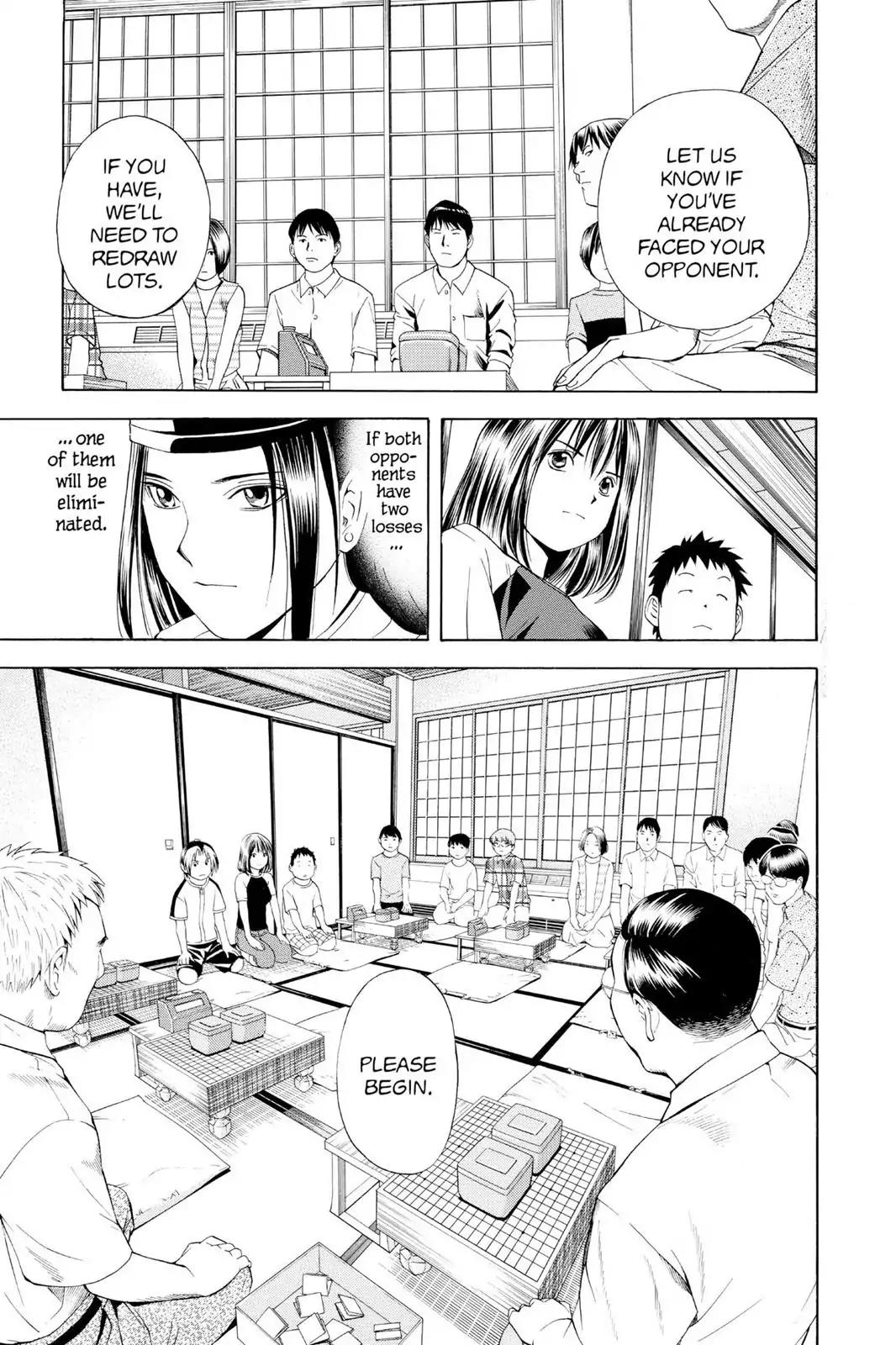Hikaru no Go Chapter 67 page 21 - Chapter 67: The Pro Test Preliminaries: Day Three