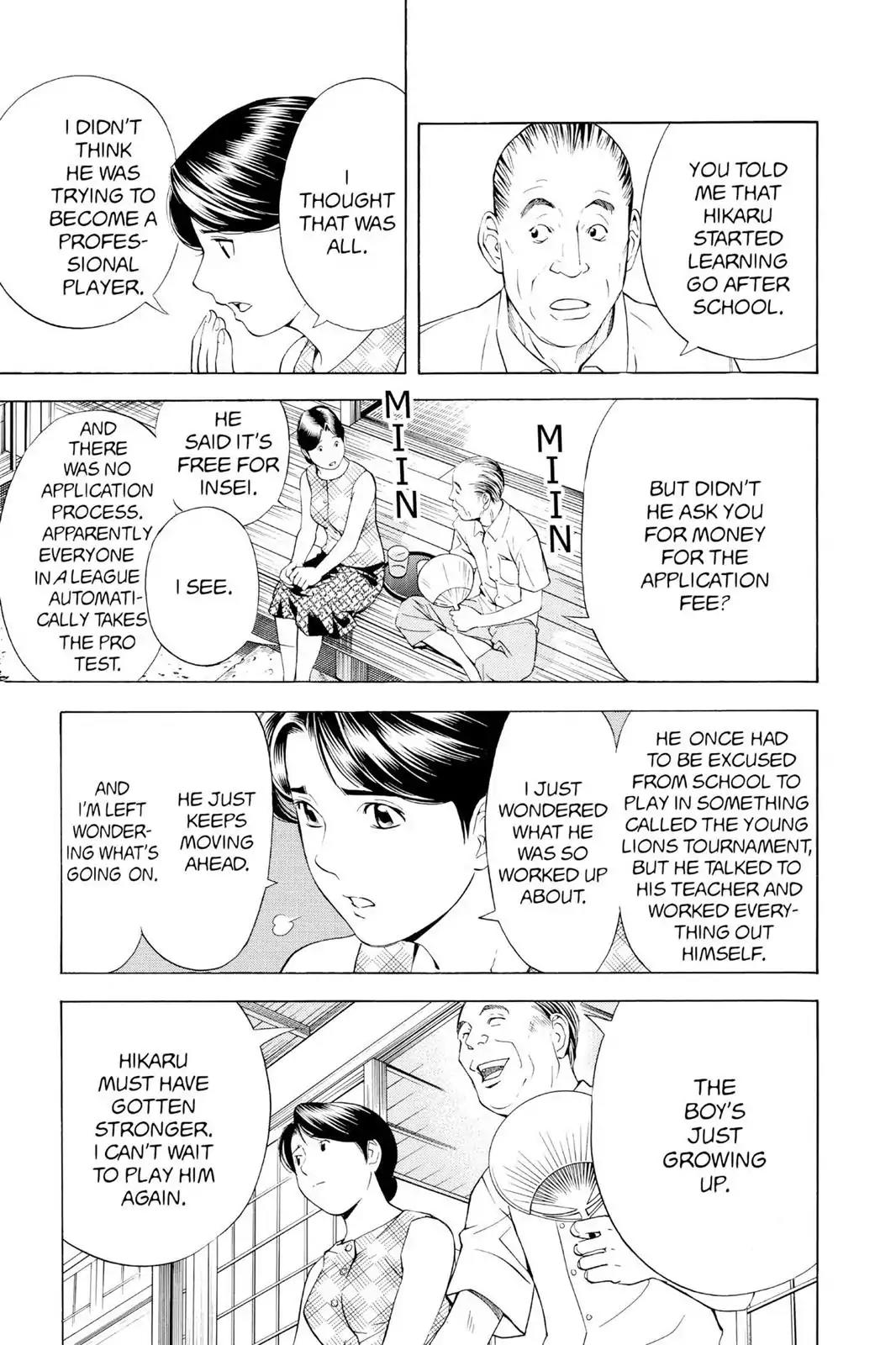 Hikaru no Go Chapter 67 page 3 - Chapter 67: The Pro Test Preliminaries: Day Three