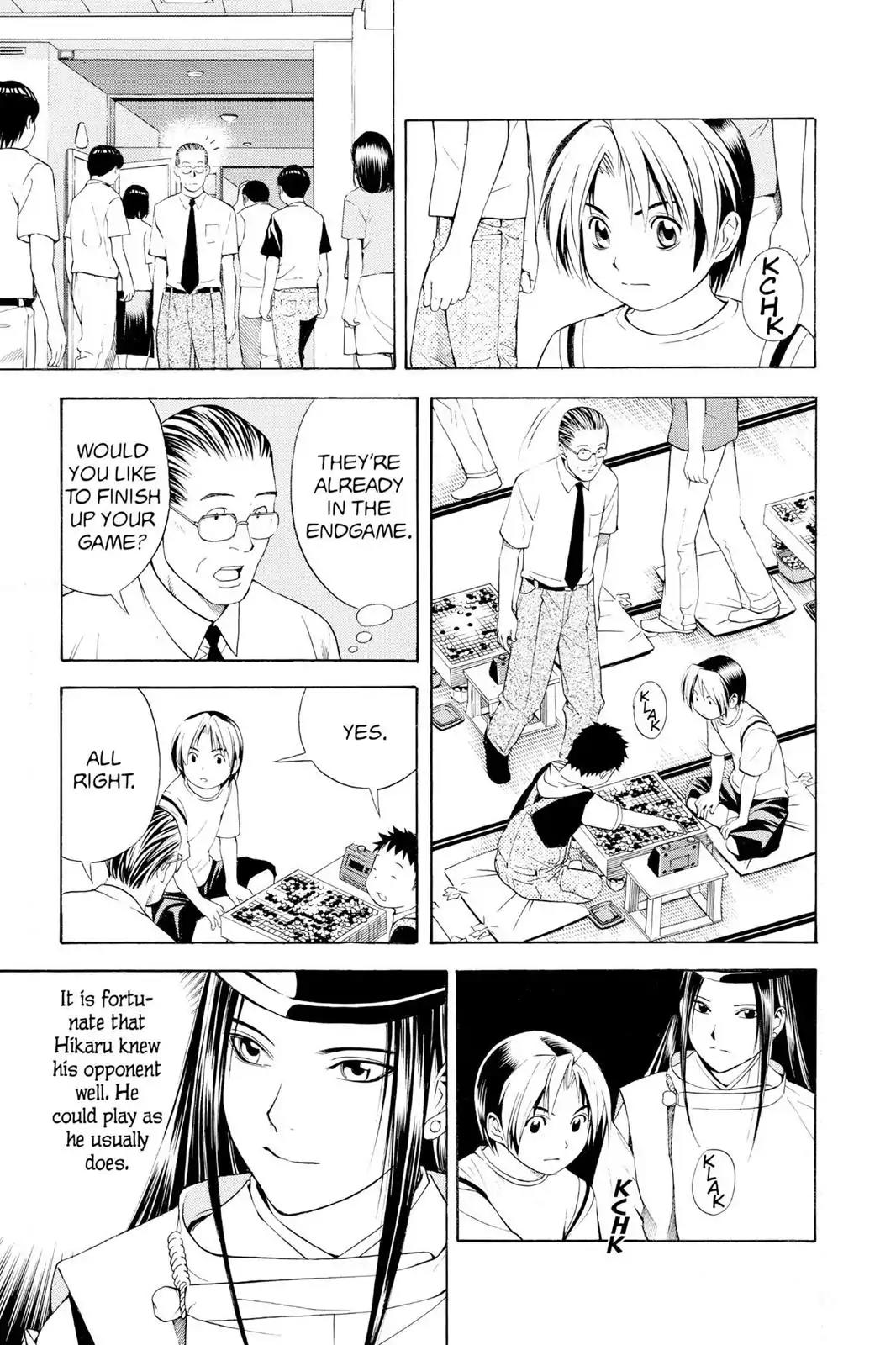 Hikaru no Go Chapter 67 page 7 - Chapter 67: The Pro Test Preliminaries: Day Three