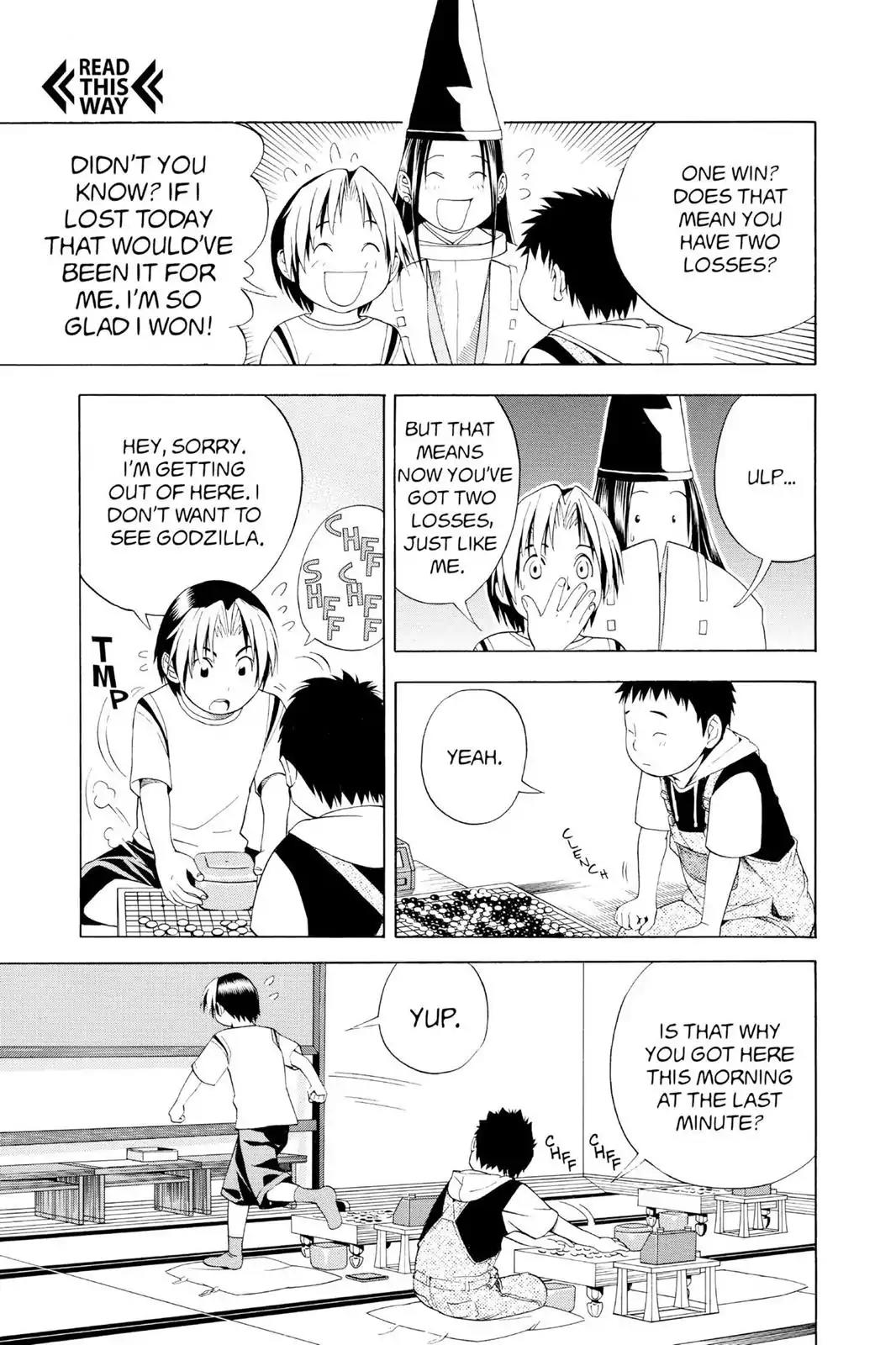 Hikaru no Go Chapter 67 page 9 - Chapter 67: The Pro Test Preliminaries: Day Three