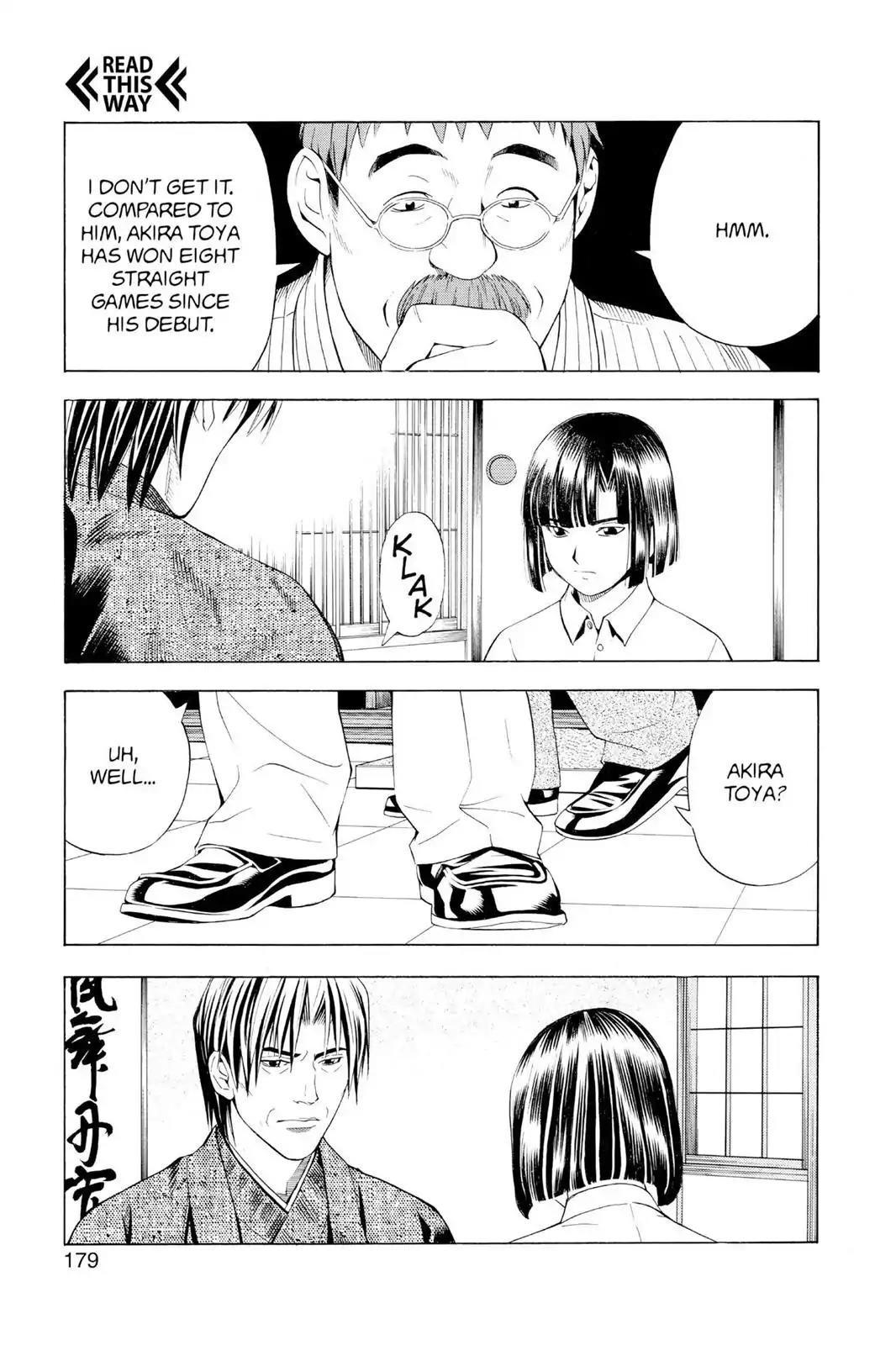 Hikaru no Go Chapter 68 page 21 - Chapter 68: The Pro Test Preliminaries: Day Four...and Then...