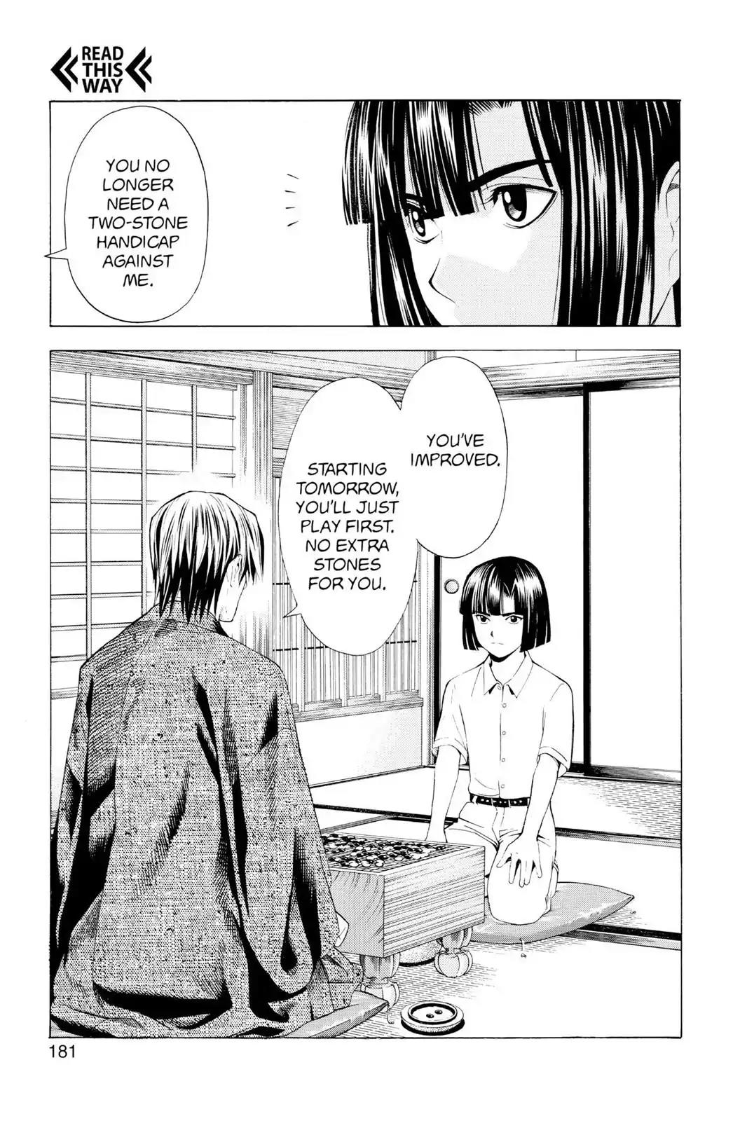 Hikaru no Go Chapter 68 page 23 - Chapter 68: The Pro Test Preliminaries: Day Four...and Then...