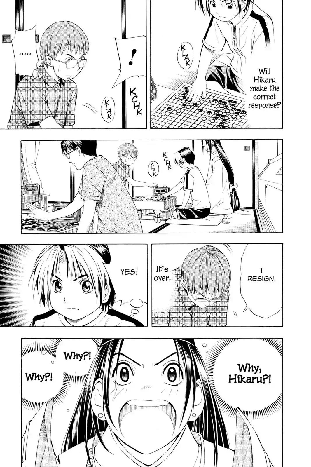 Hikaru no Go Chapter 68 page 3 - Chapter 68: The Pro Test Preliminaries: Day Four...and Then...