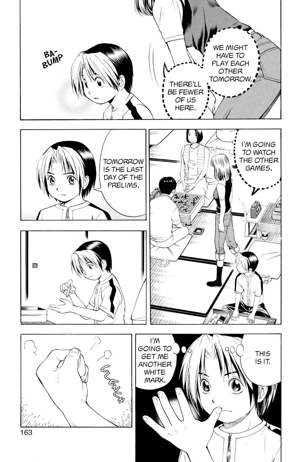 Hikaru no Go Chapter 68 page 5 - Chapter 68: The Pro Test Preliminaries: Day Four...and Then...