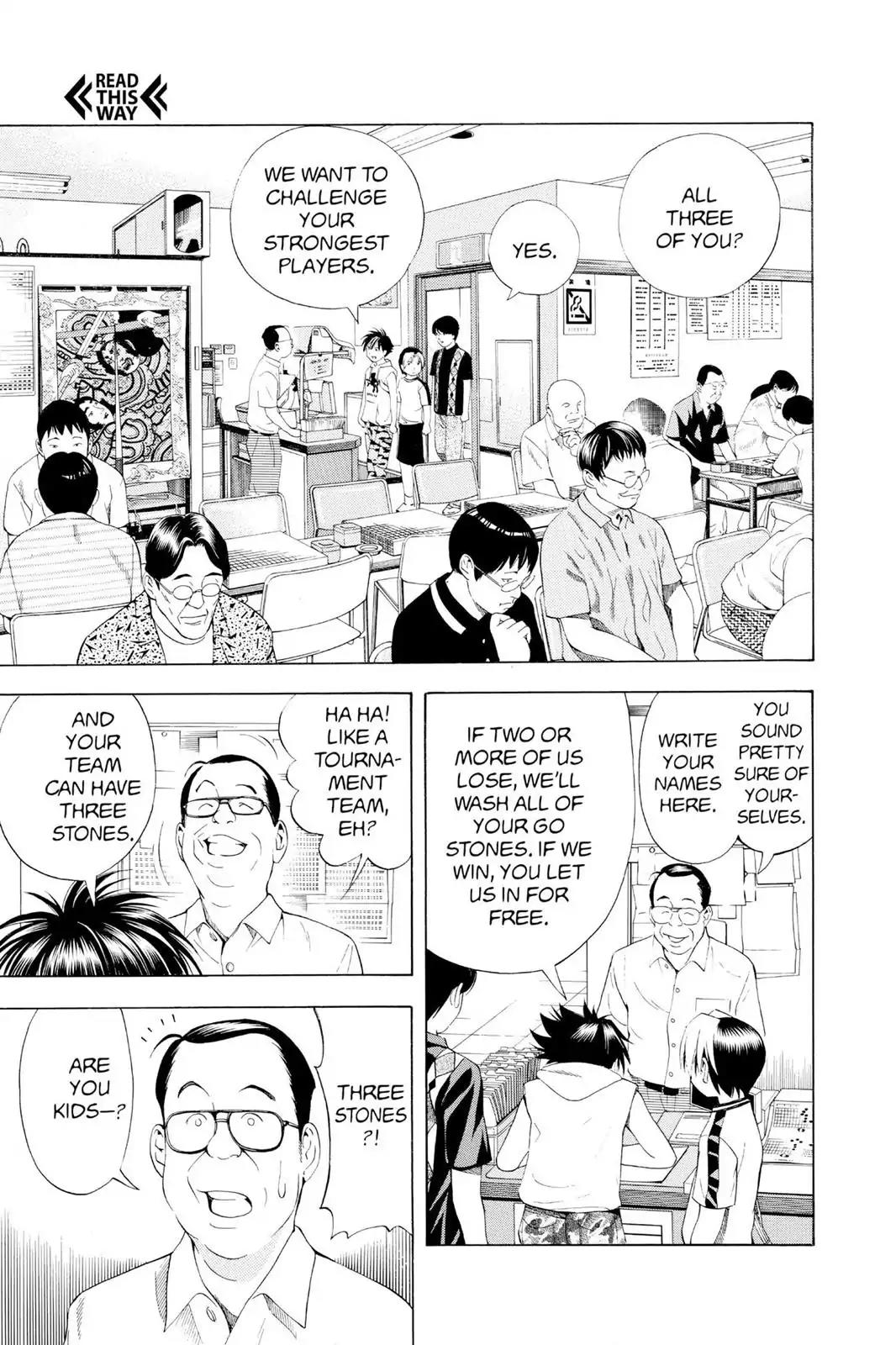 Hikaru no Go Chapter 70 page 22 - Chapter 70: Training Is Fun!