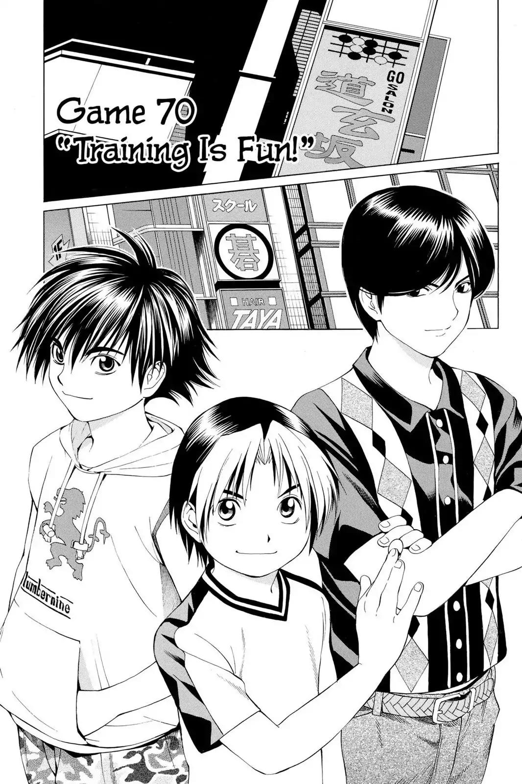 Hikaru no Go Chapter 70 page 8 - Chapter 70: Training Is Fun!