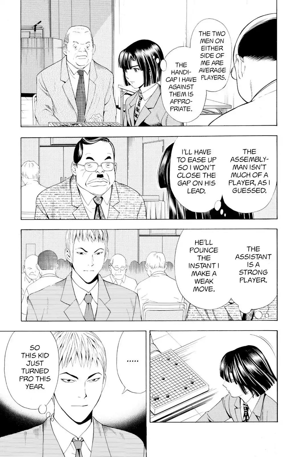 Hikaru no Go Chapter 71 page 21 - Chapter 71: You Mustn't Beat Him
