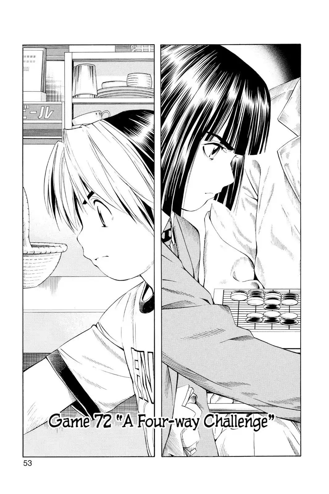 Hikaru no Go Chapter 72 page 1 - Chapter 72: A Four-way Challenge