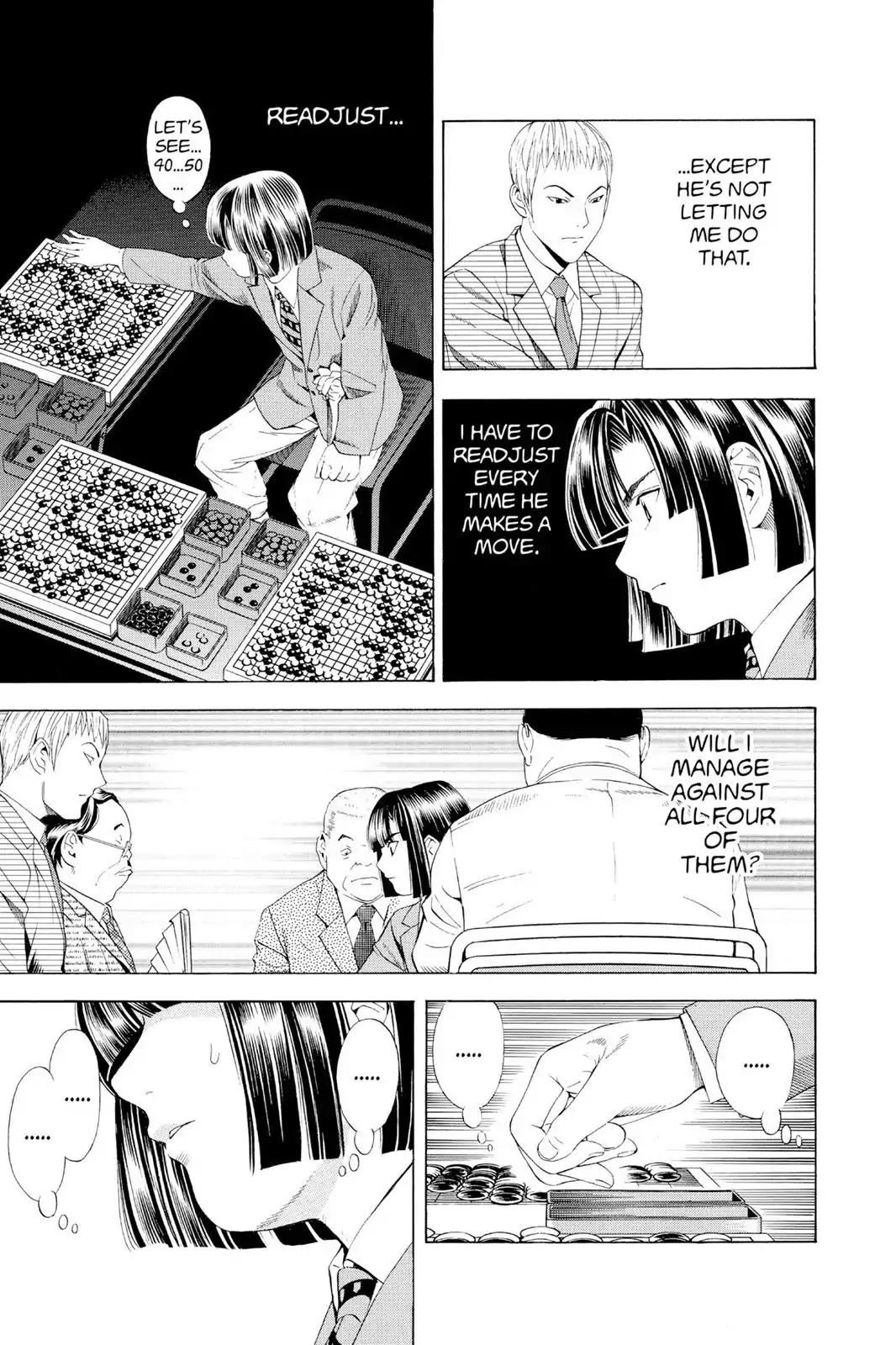Hikaru no Go Chapter 72 page 11 - Chapter 72: A Four-way Challenge