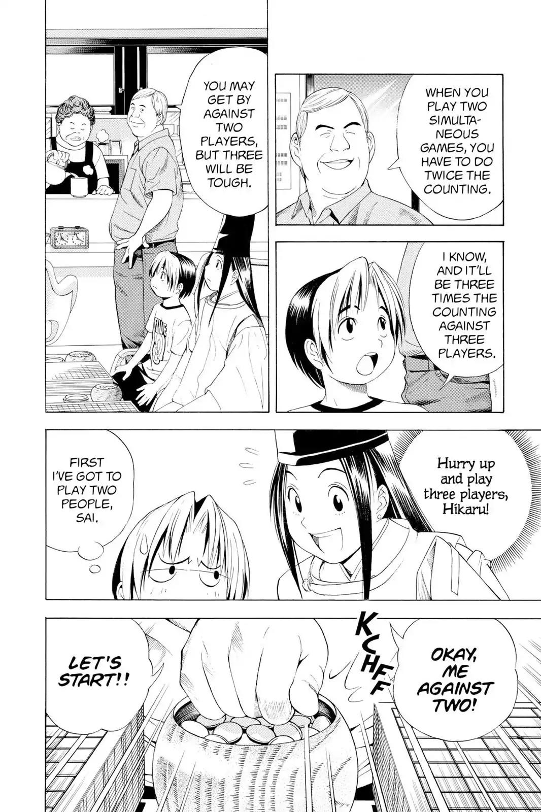 Hikaru no Go Chapter 72 page 16 - Chapter 72: A Four-way Challenge