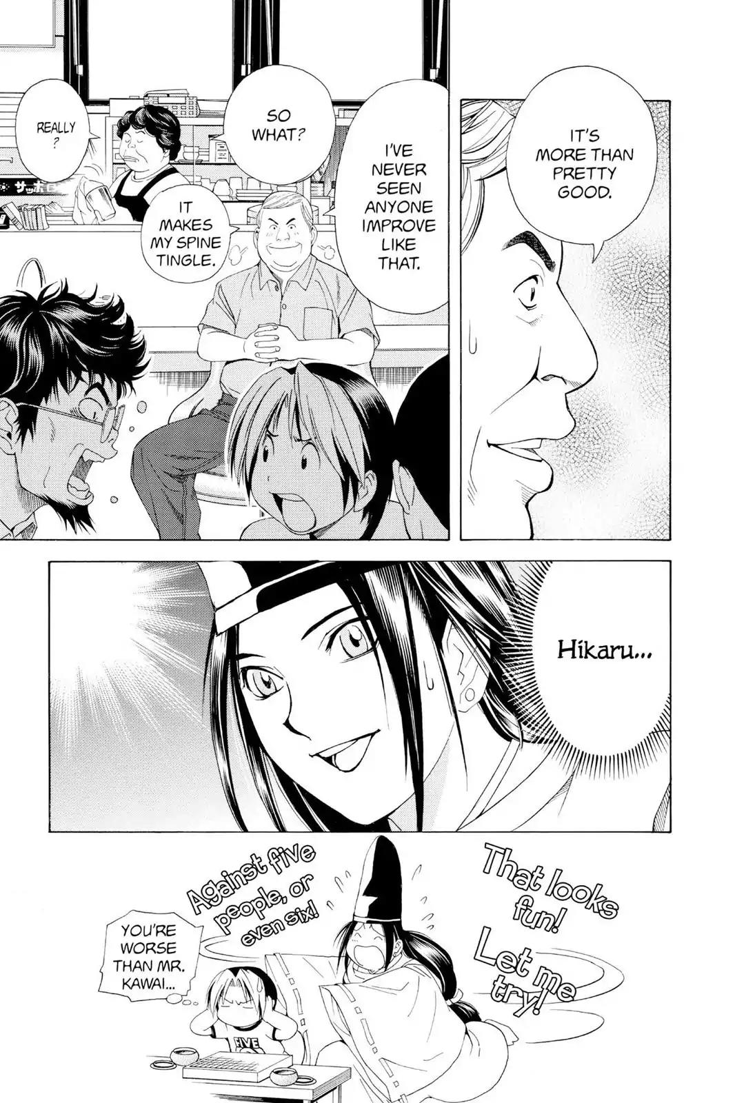 Hikaru no Go Chapter 73 page 22 - Chapter 73: Sheer Luck