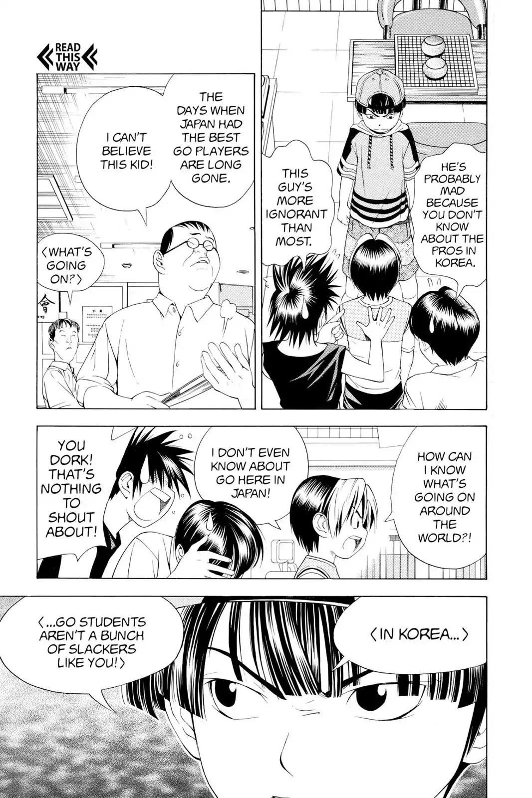 Hikaru no Go Chapter 74 page 15 - Chapter 74: Suyong Hong