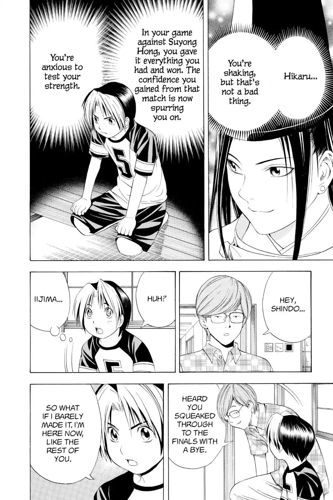 Hikaru no Go Chapter 77 page 10 - Chapter 77: The Pro Test Begins