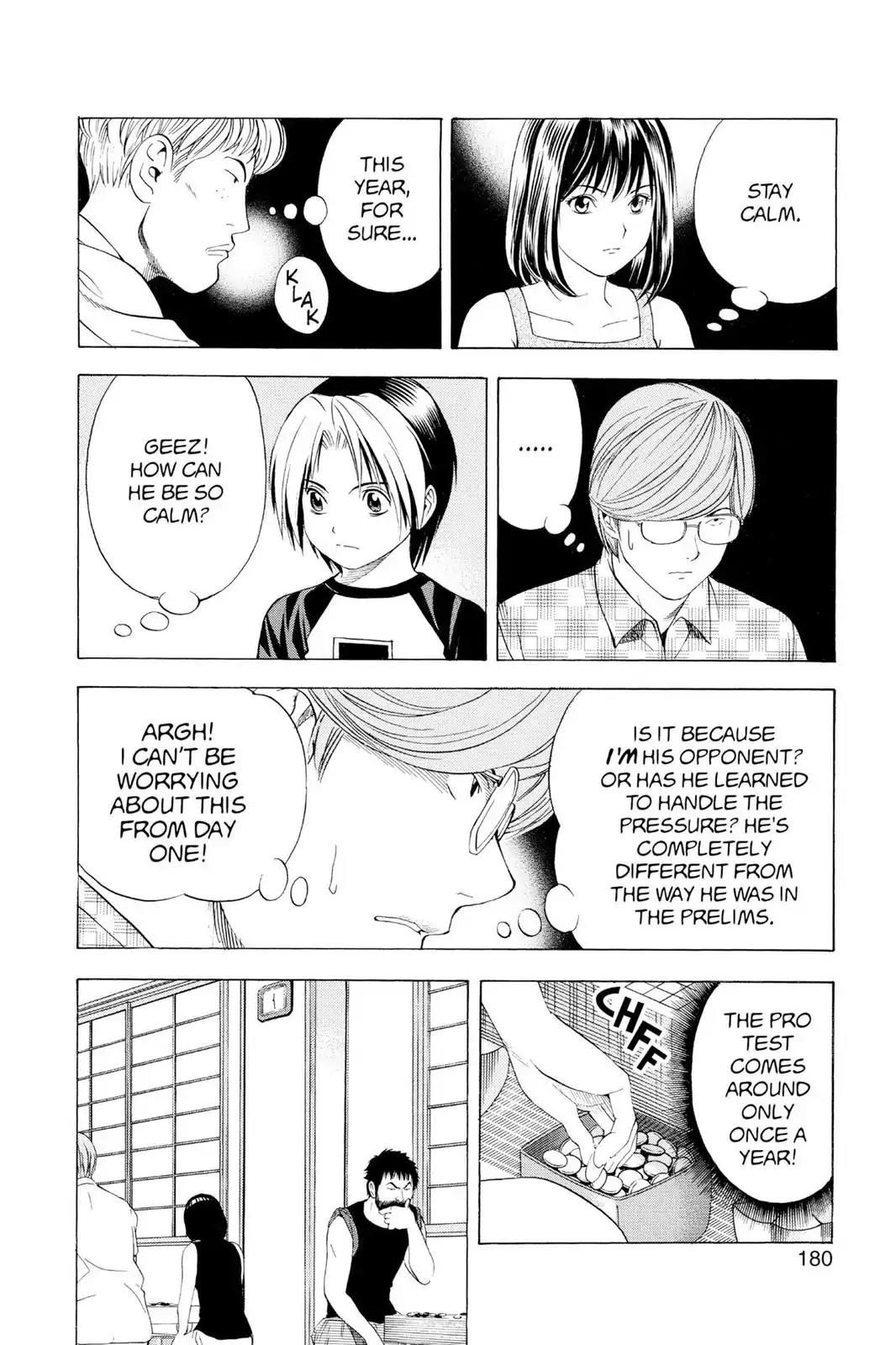 Hikaru no Go Chapter 77 page 18 - Chapter 77: The Pro Test Begins