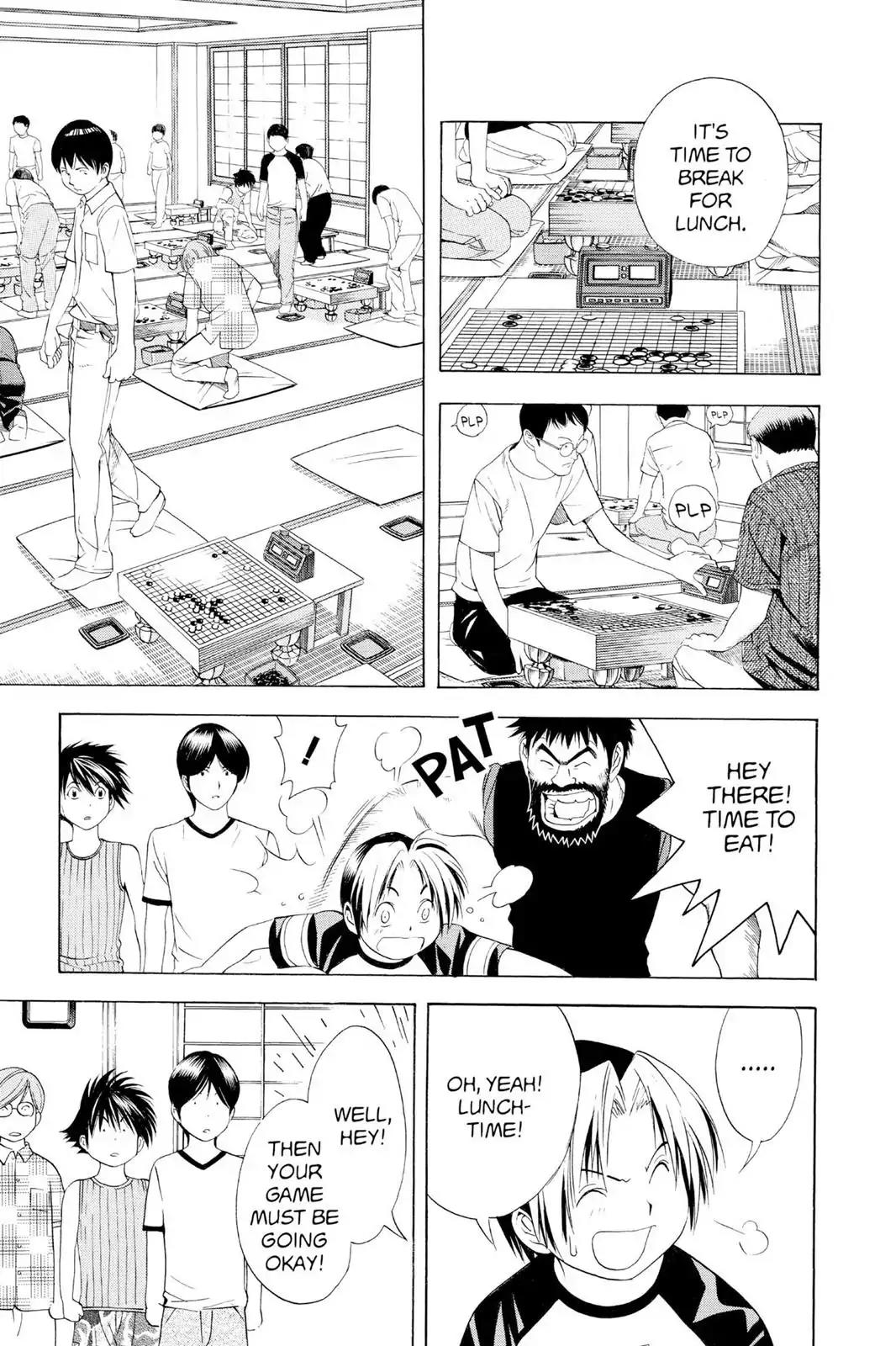 Hikaru no Go Chapter 77 page 19 - Chapter 77: The Pro Test Begins