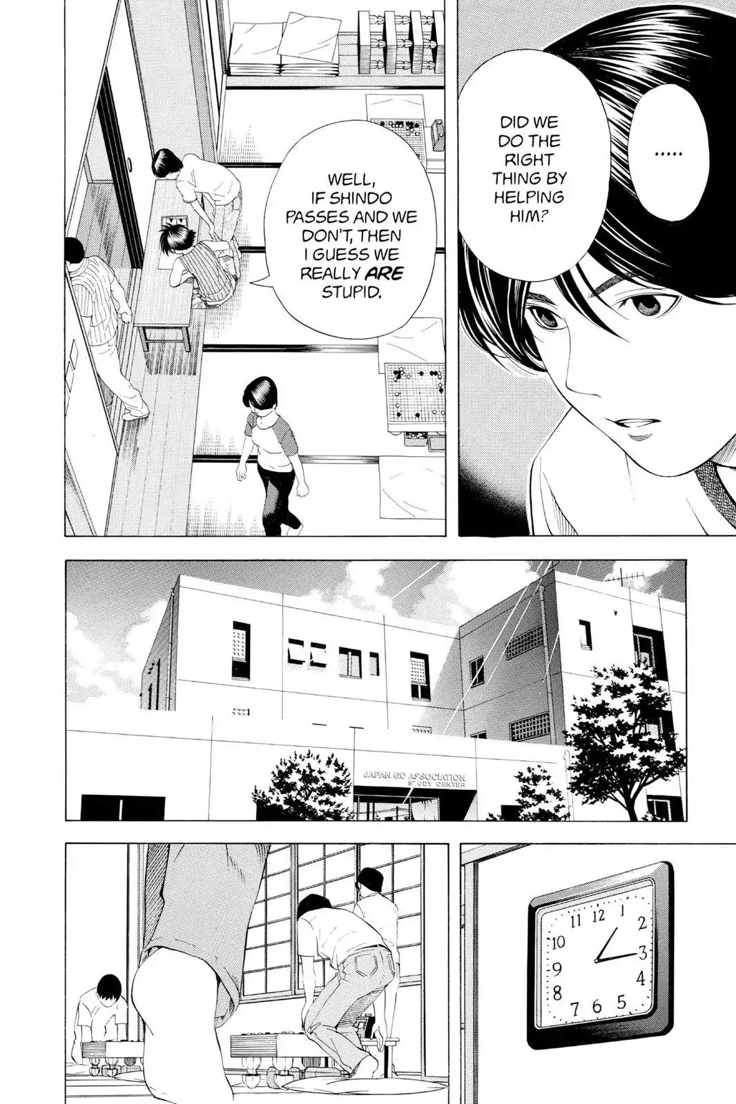 Hikaru no Go Chapter 77 page 22 - Chapter 77: The Pro Test Begins