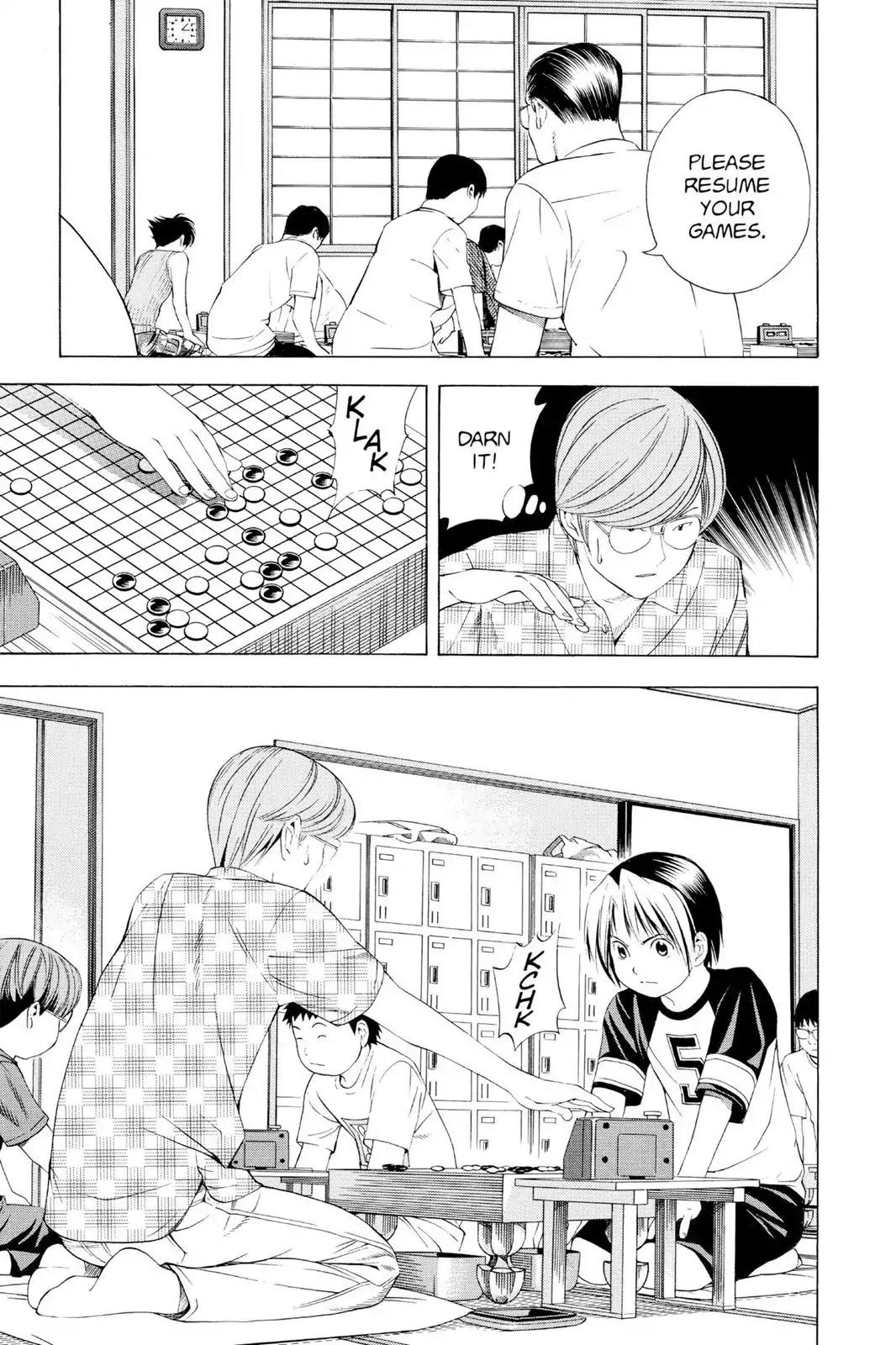 Hikaru no Go Chapter 77 page 23 - Chapter 77: The Pro Test Begins