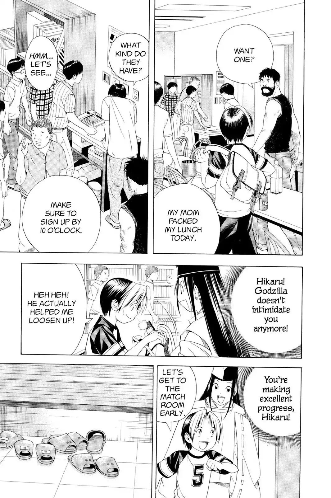 Hikaru no Go Chapter 77 page 7 - Chapter 77: The Pro Test Begins