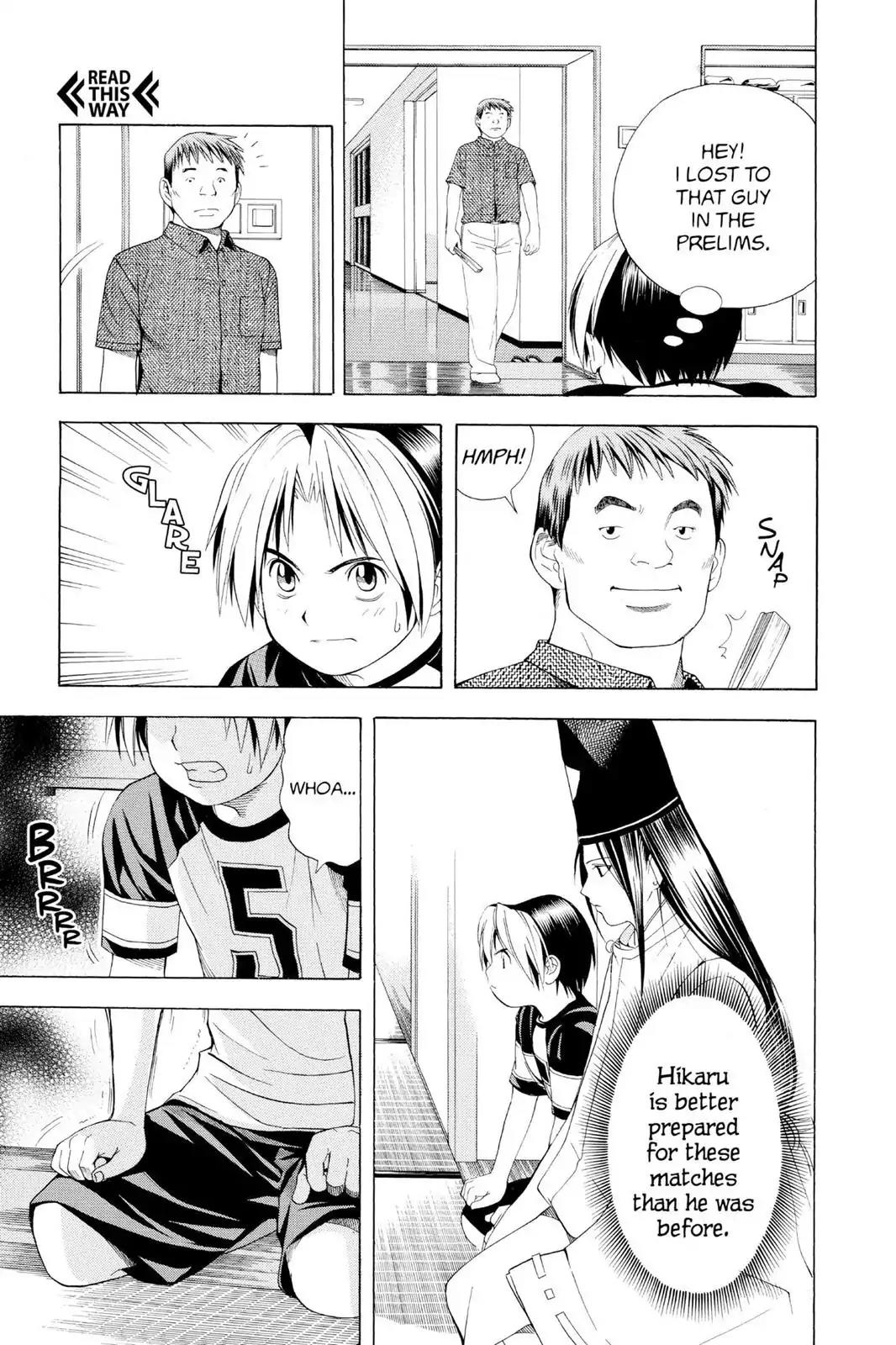 Hikaru no Go Chapter 77 page 9 - Chapter 77: The Pro Test Begins