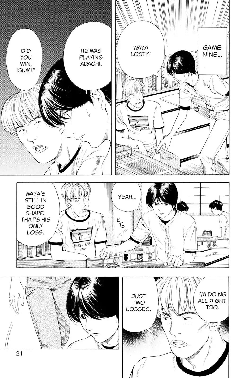 Hikaru no Go Chapter 79 page 22 - Chapter 79: Hikaru vs. Tsubaki