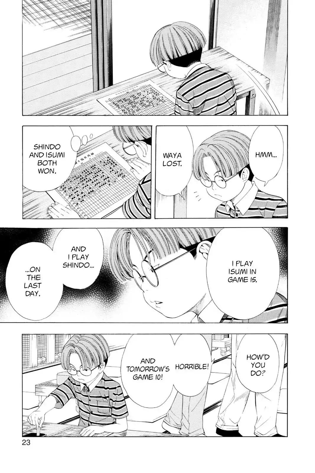 Hikaru no Go Chapter 79 page 24 - Chapter 79: Hikaru vs. Tsubaki