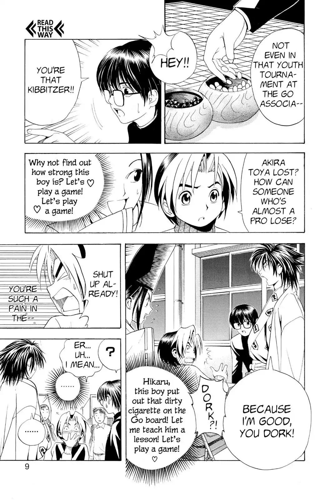 Hikaru no Go Chapter 8 page 10 - Chapter 8: Want Me to Lose?