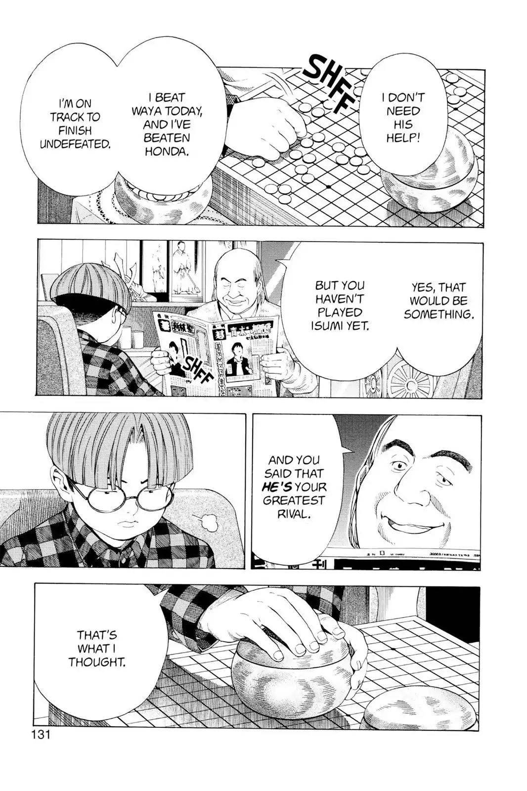 Hikaru no Go Chapter 84 page 17 - Chapter 84: Waya vs. Ochi