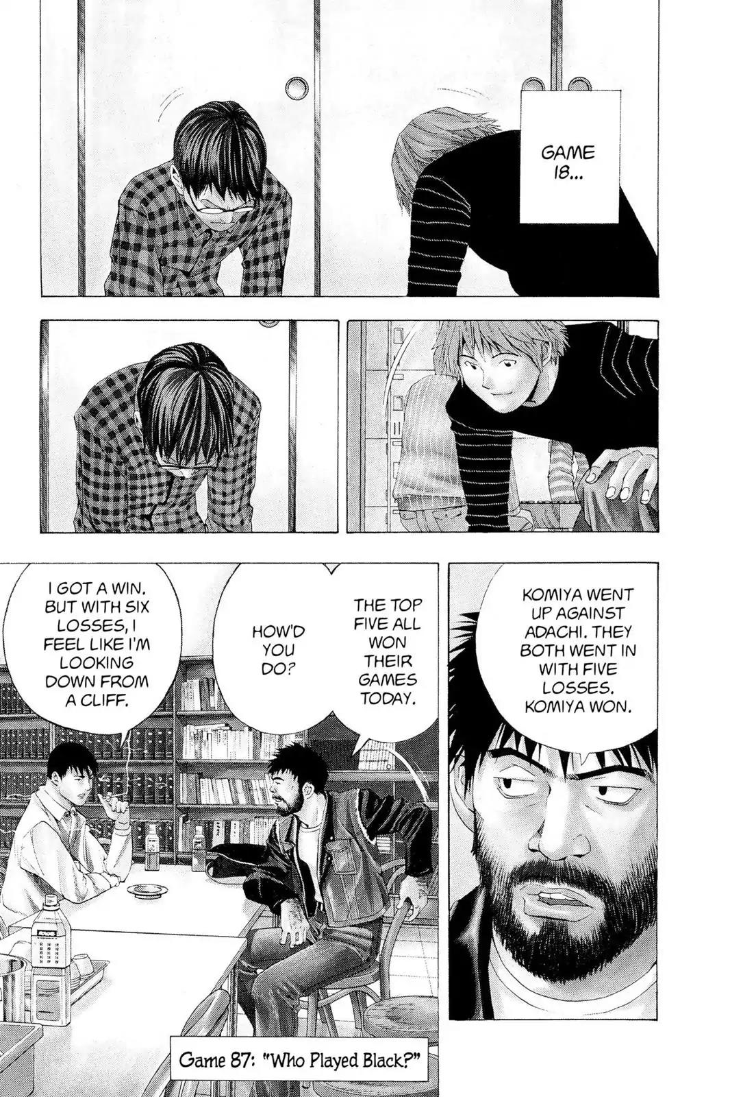 Hikaru no Go Chapter 87 page 1 - Chapter 87: Who Played Black?
