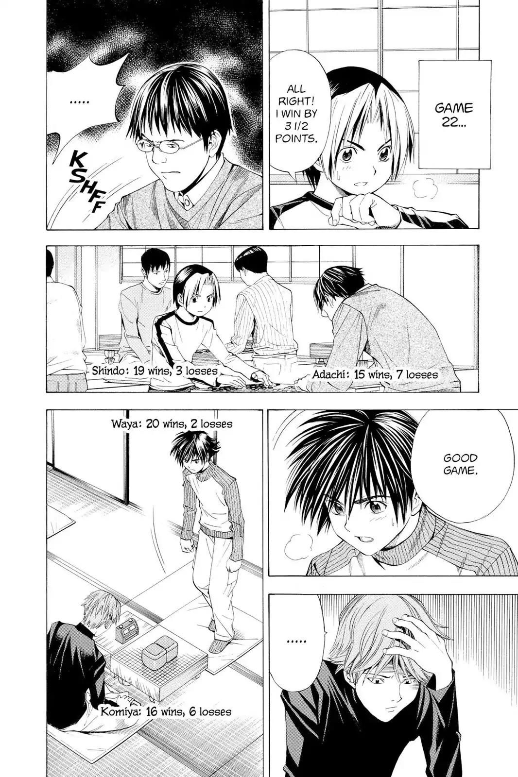 Hikaru no Go Chapter 88 page 9 - Chapter 88: First to Make the Grade