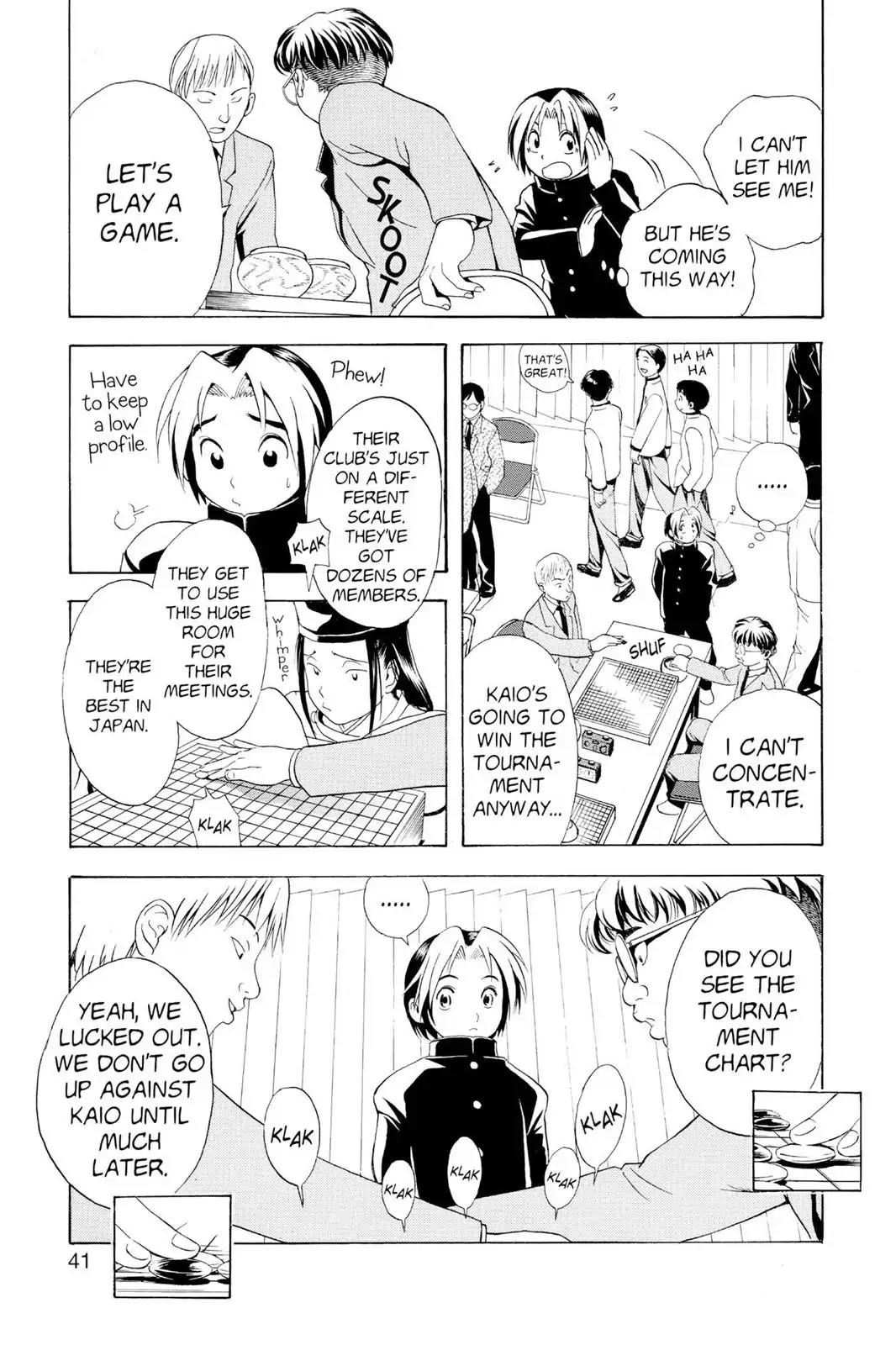 Hikaru no Go Chapter 9 page 14 - Chapter 9: First, Second and Third