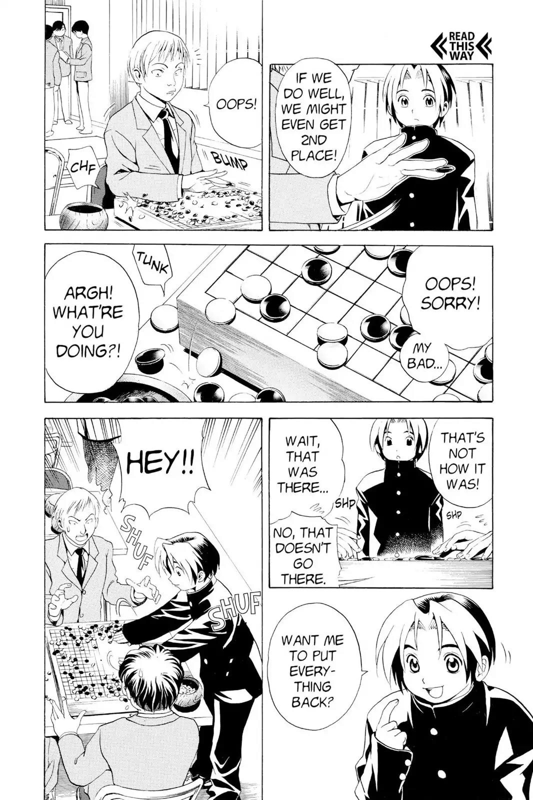 Hikaru no Go Chapter 9 page 15 - Chapter 9: First, Second and Third