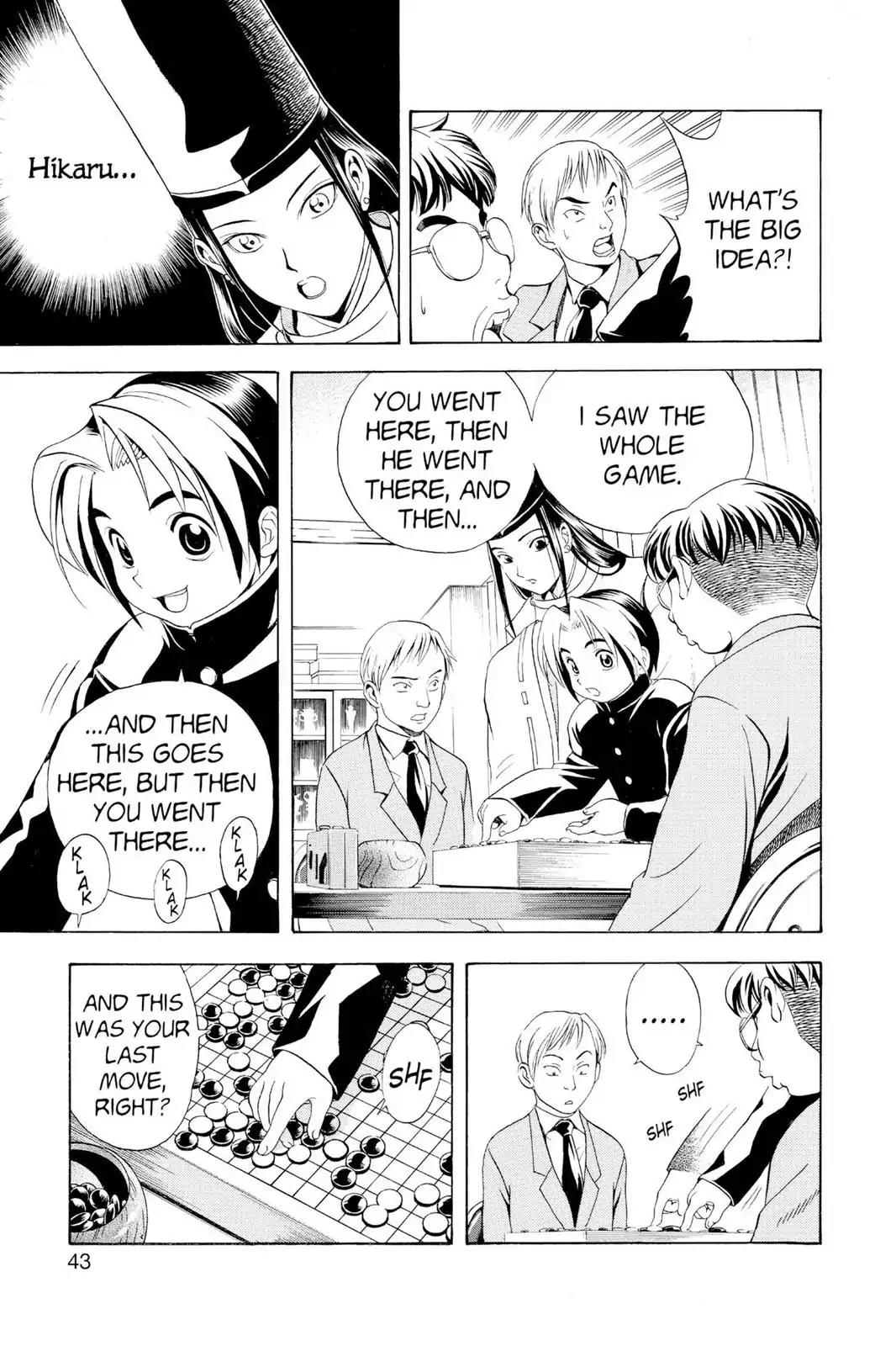Hikaru no Go Chapter 9 page 16 - Chapter 9: First, Second and Third