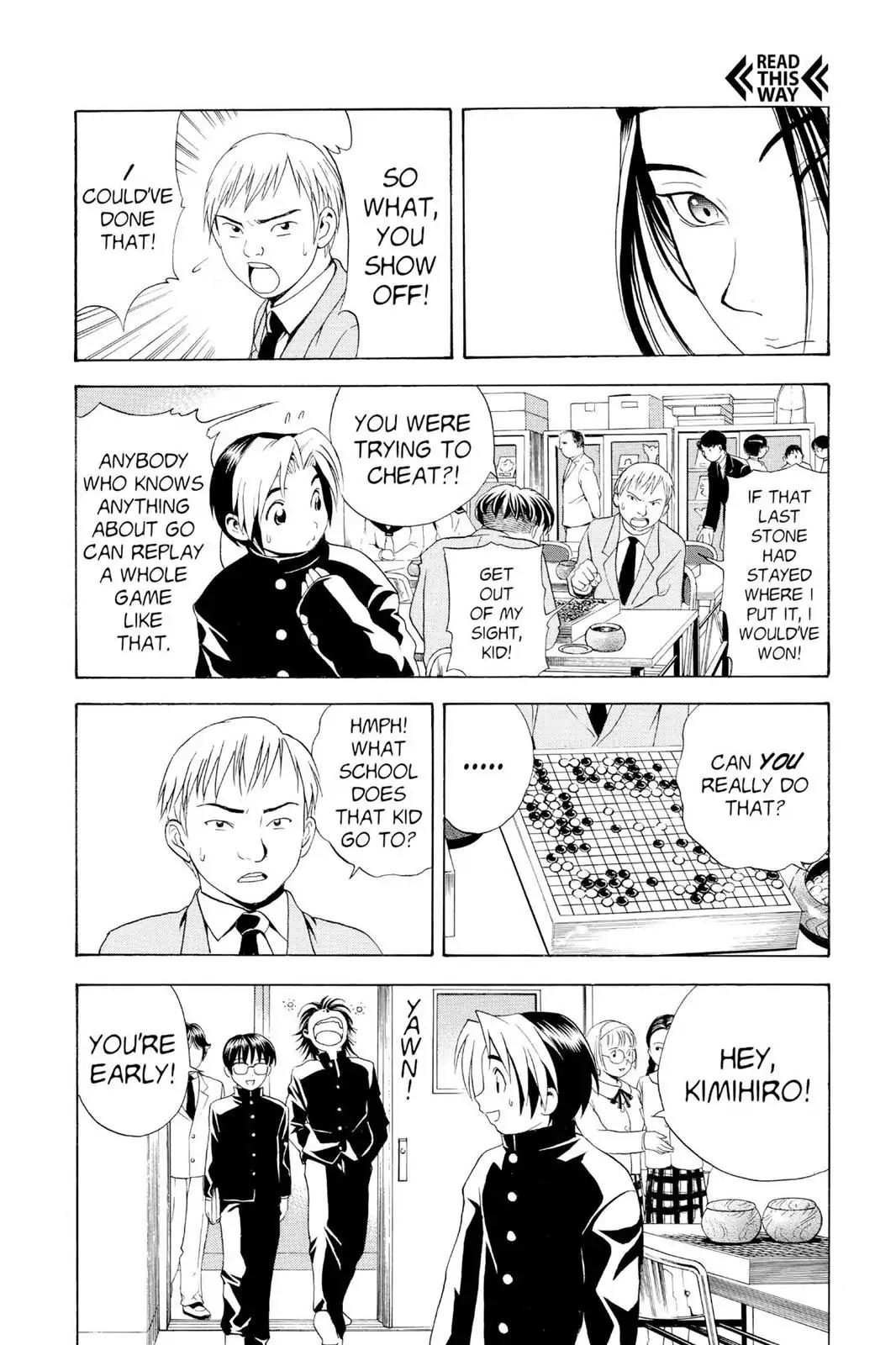 Hikaru no Go Chapter 9 page 17 - Chapter 9: First, Second and Third