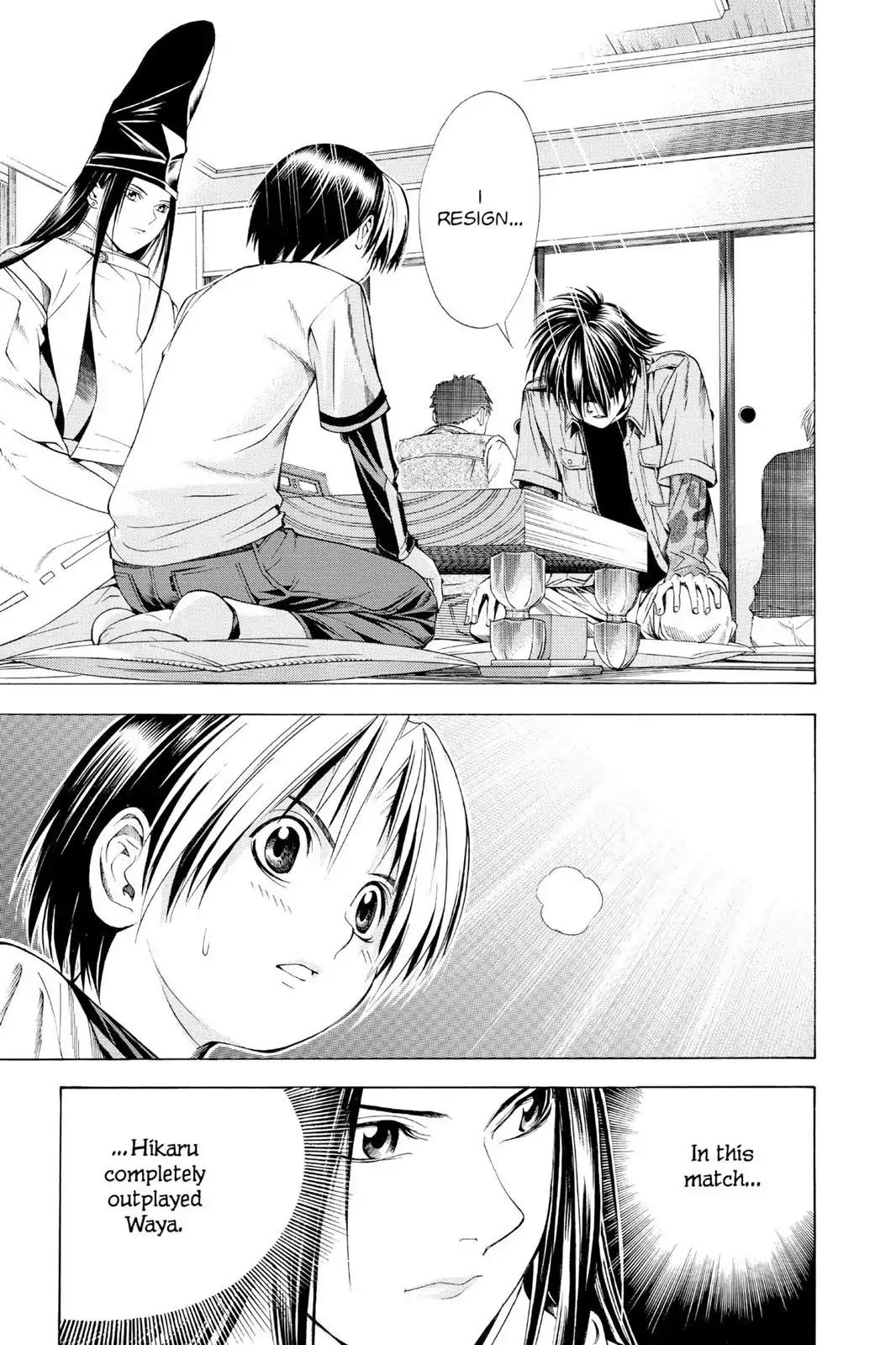 Hikaru no Go Chapter 91 page 19 - Chapter 91: I Resign