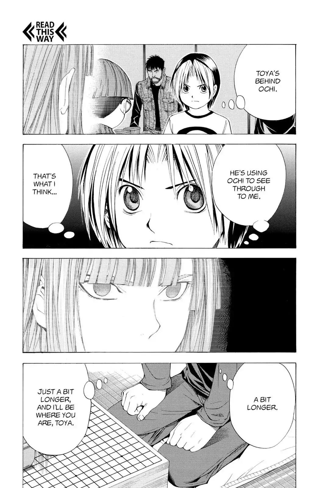Hikaru no Go Chapter 93 page 15 - Chapter 93: The Final Match of the Pro Test