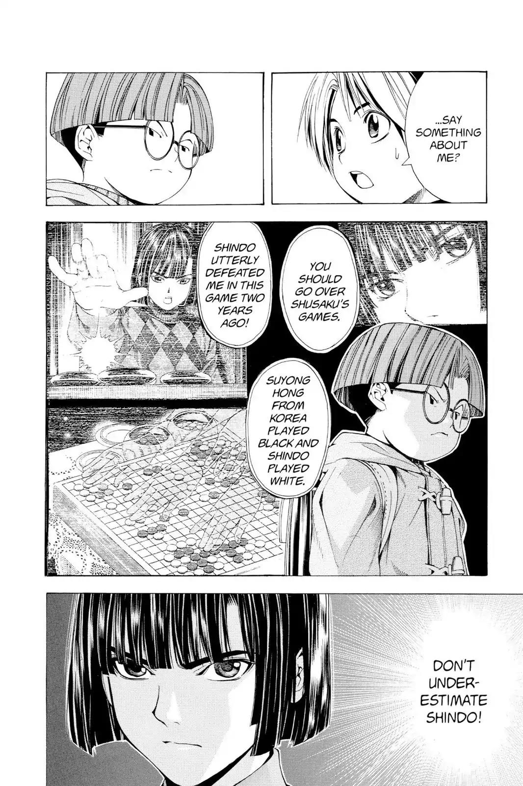 Hikaru no Go Chapter 93 page 4 - Chapter 93: The Final Match of the Pro Test