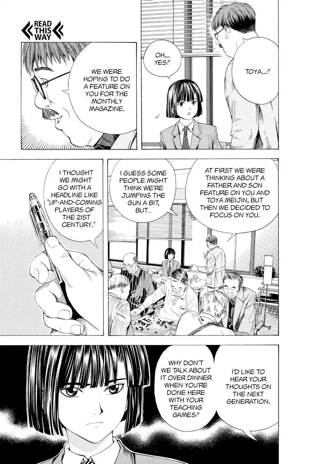 Hikaru no Go Chapter 95 page 13 - Chapter 95: The Second Player to Pass